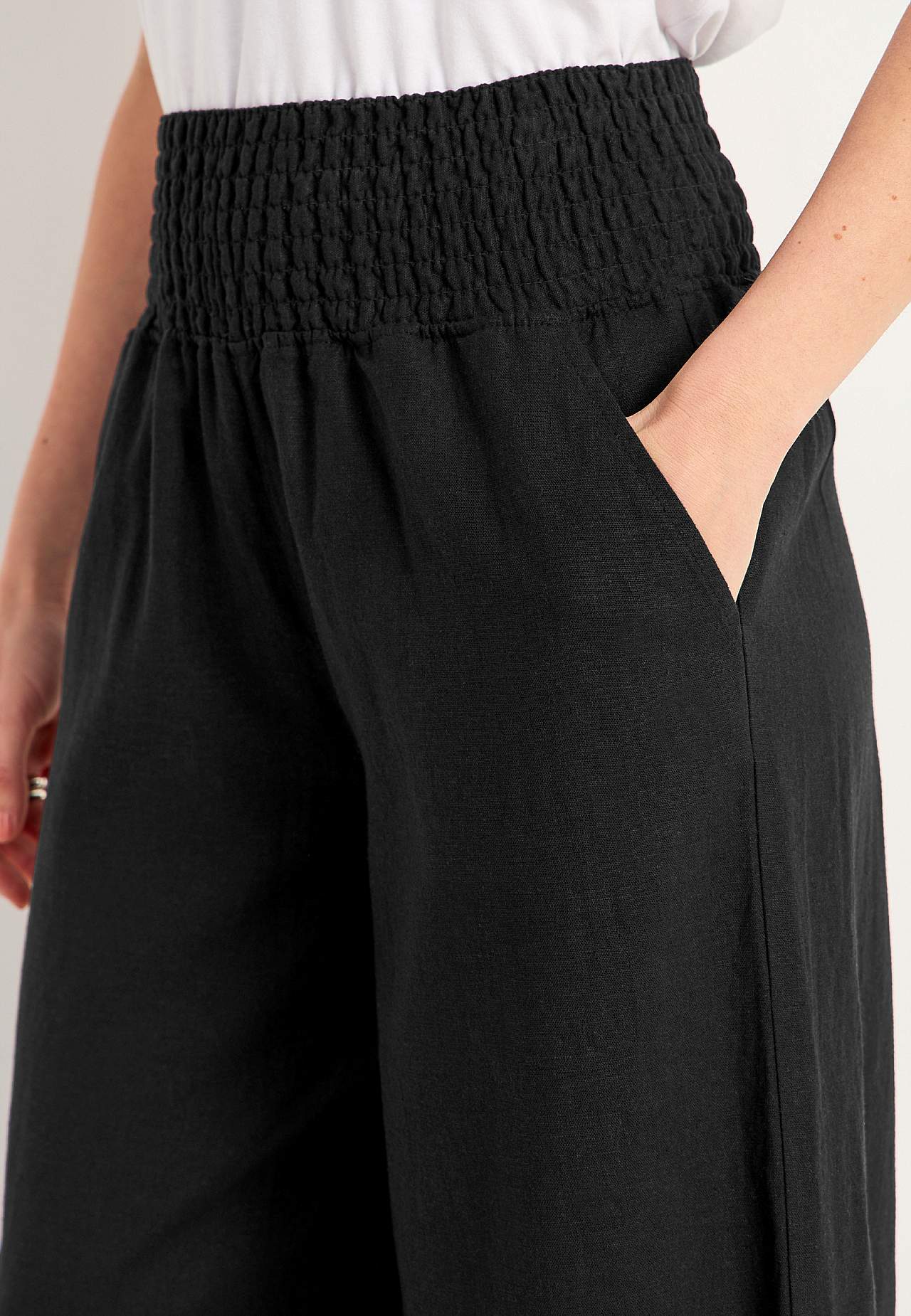 Culotte aus Leinen-Mix Lisette