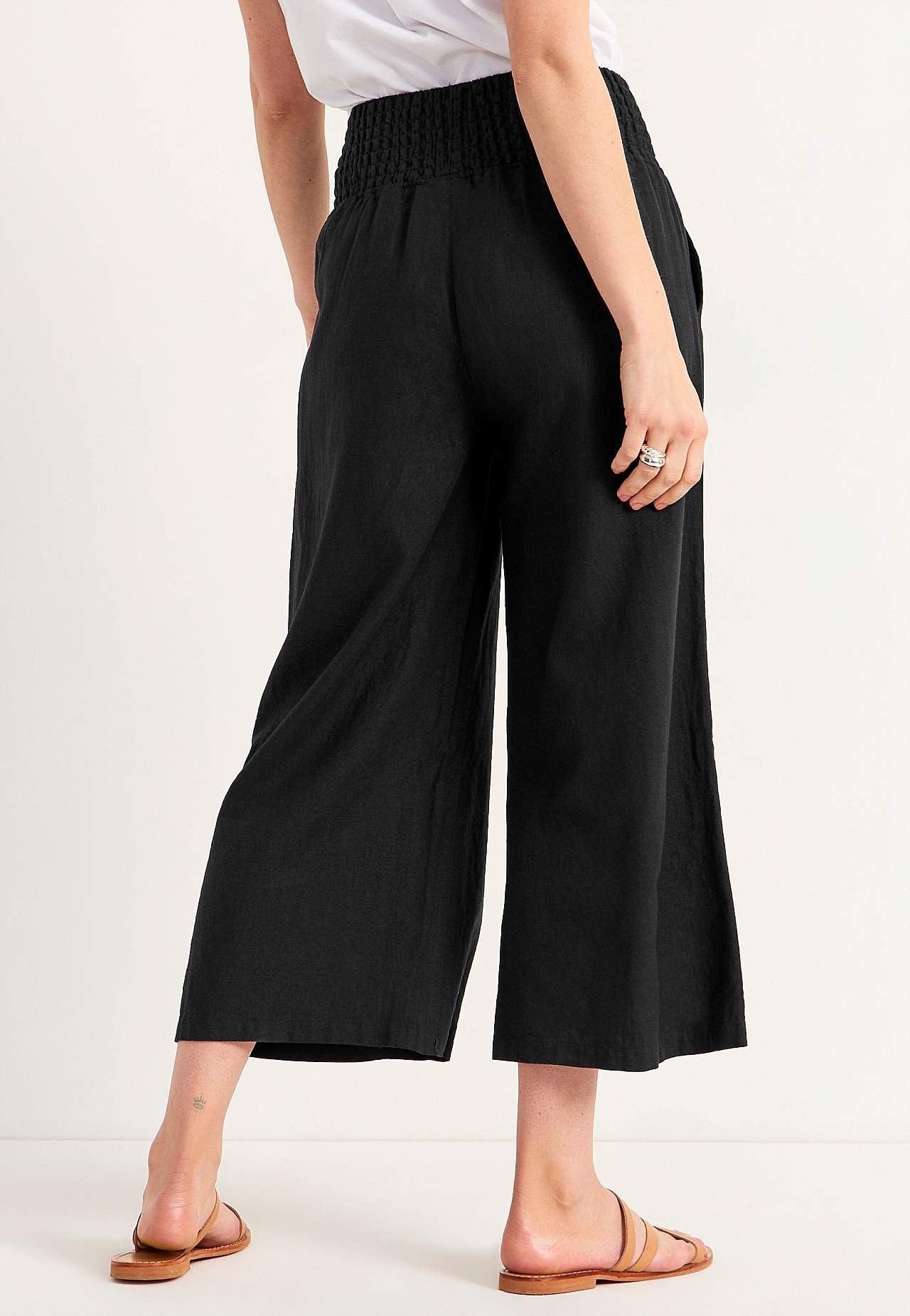 Culotte aus Leinen-Mix Lisette