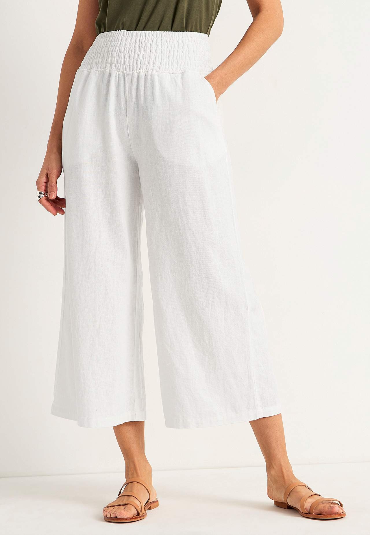 Culotte aus Leinen-Mix Lisette