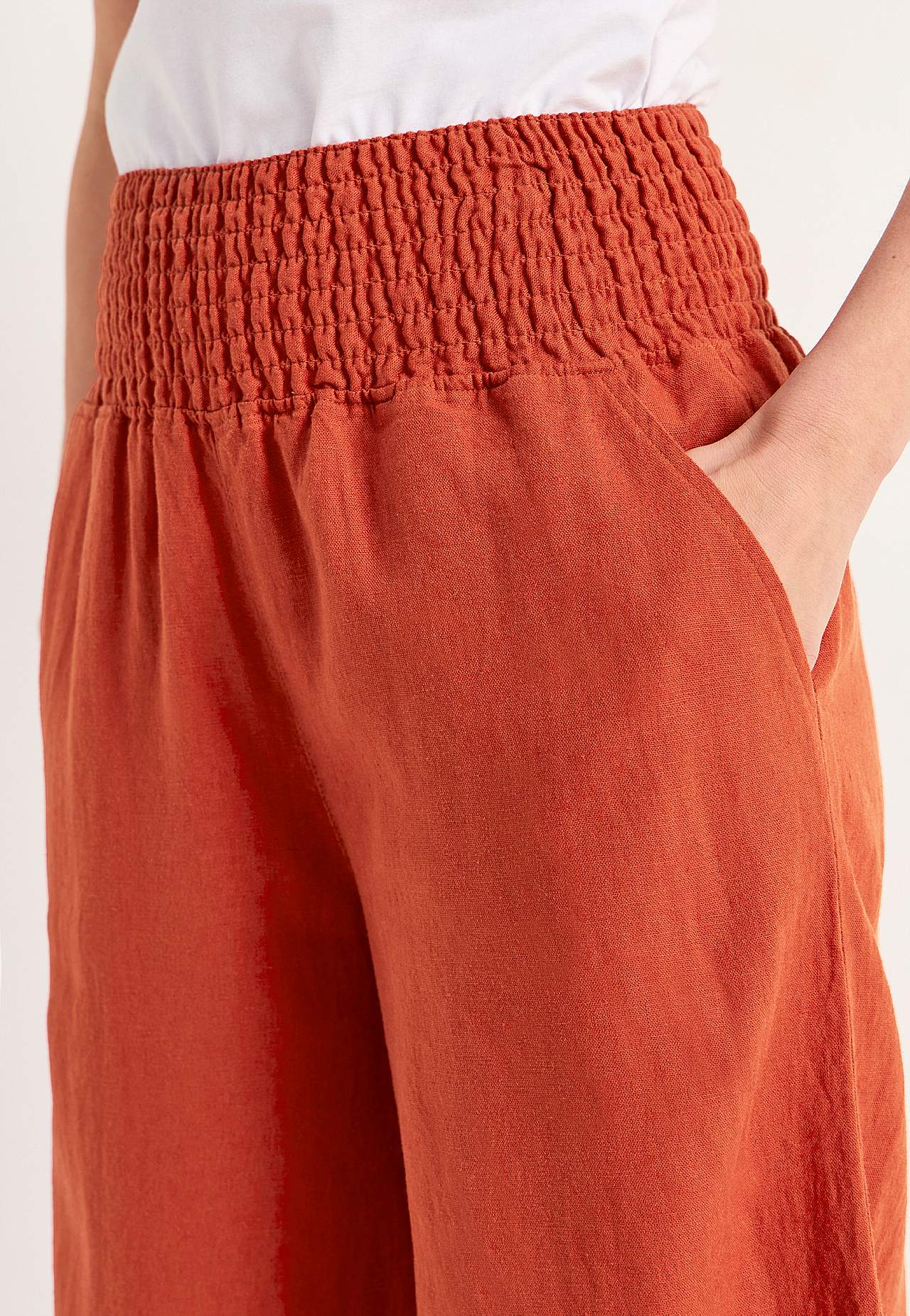 Culotte aus Leinen-Mix Lisette