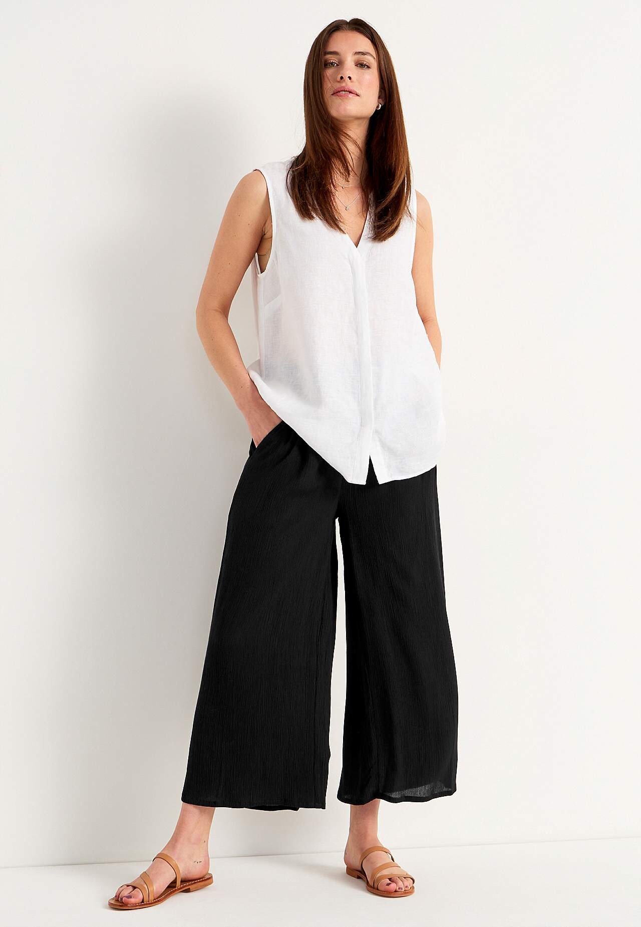 Culotte aus Krepp Mia