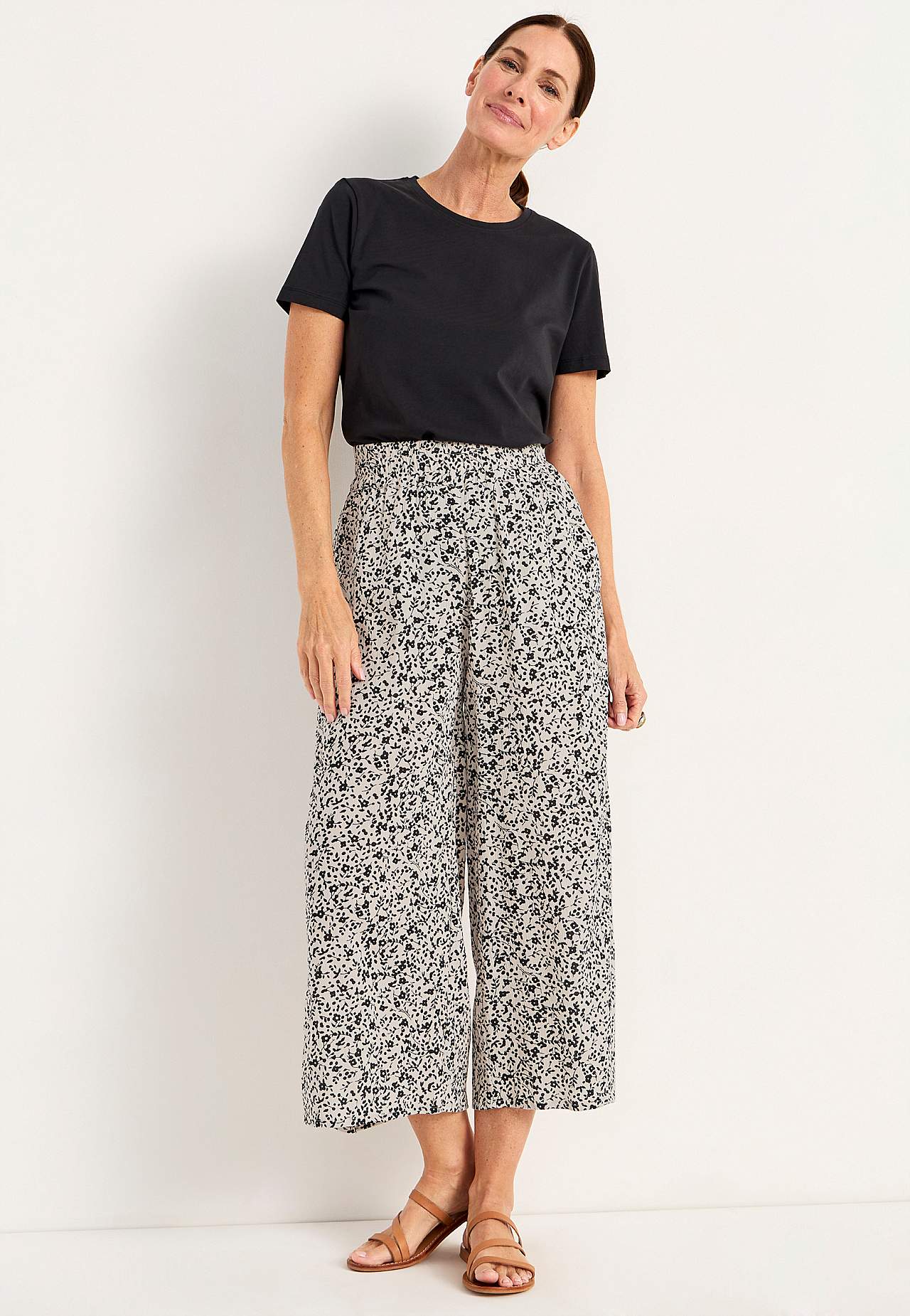 Culotte aus Krepp Mia