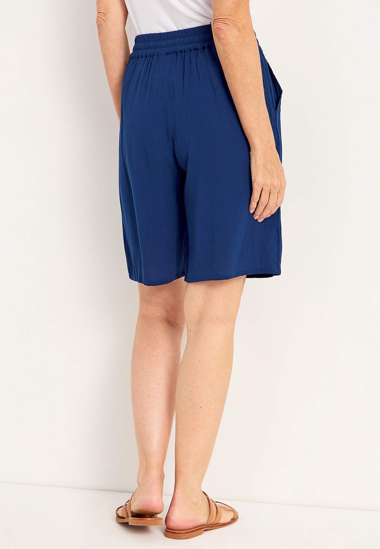 Shorts aus Qualität aus Krepp Mia