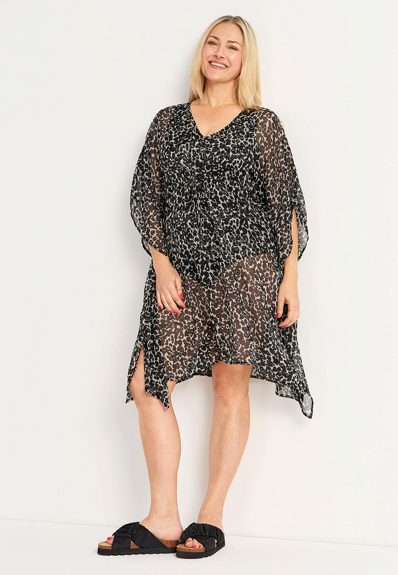 Gemusterter Strand-Kaftan