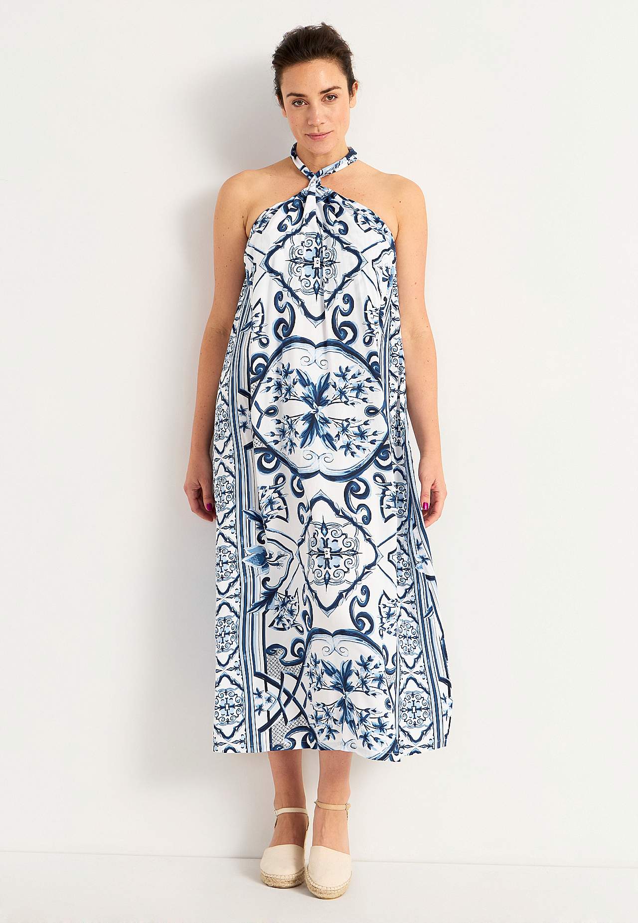 Gemustertes Maxikleid Saint-Tropez