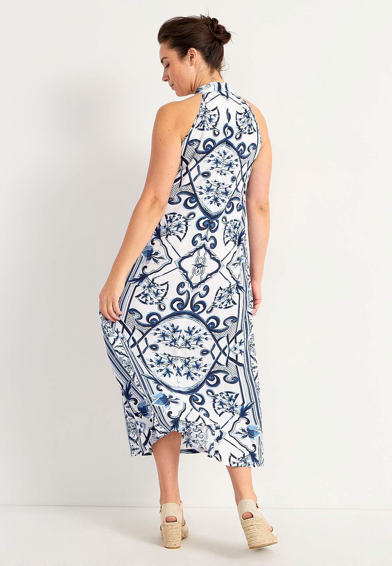 Gemustertes Maxikleid Saint-Tropez