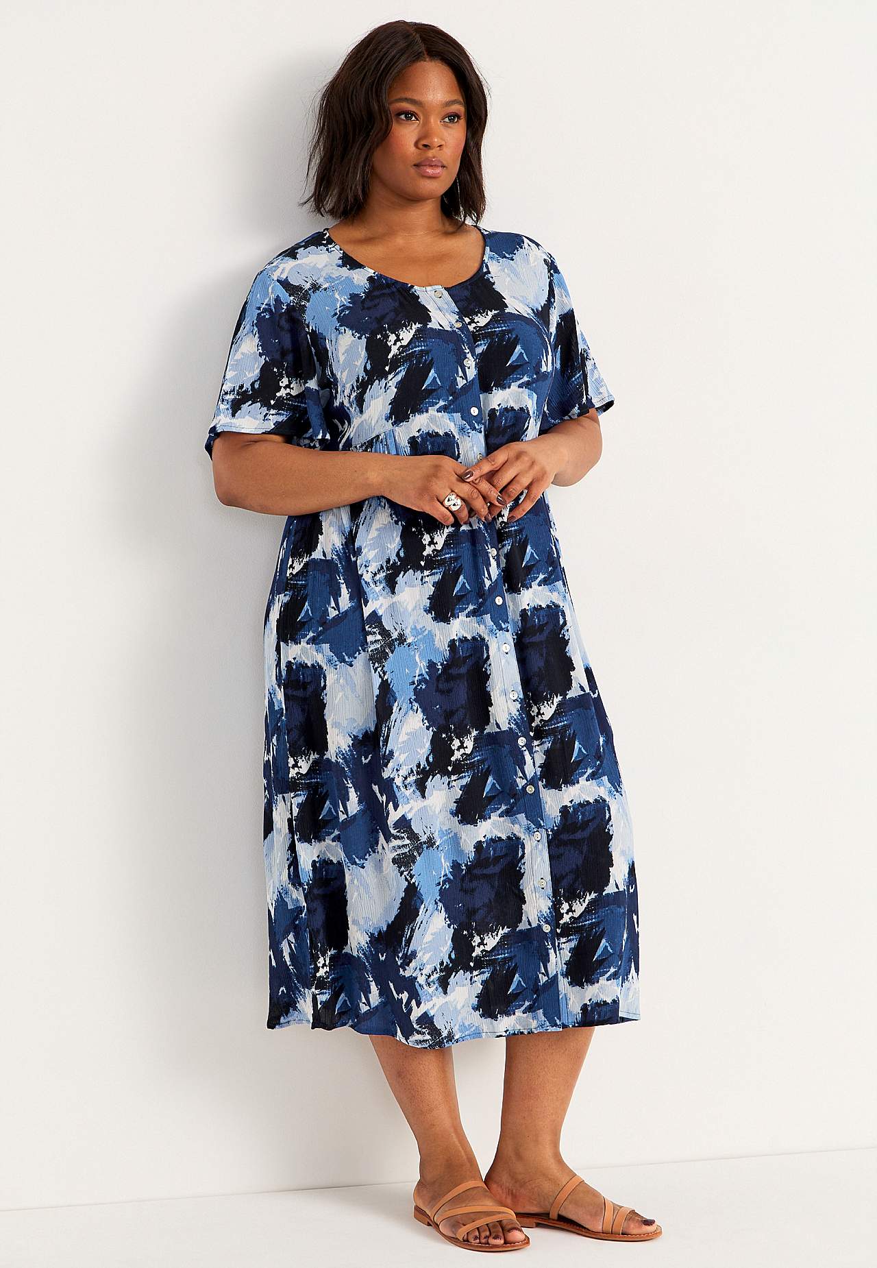 Kleid aus Krepp