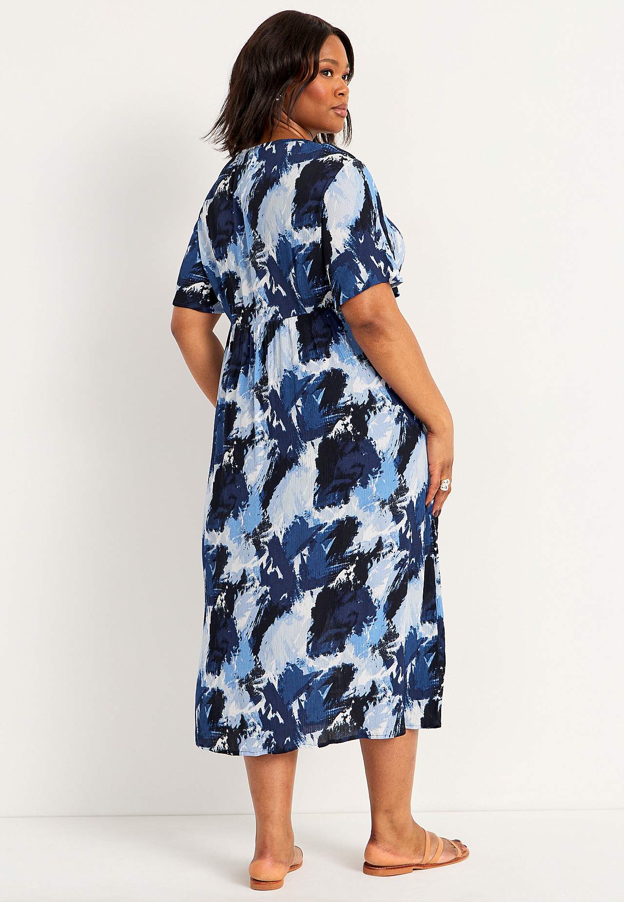 Kleid aus Krepp