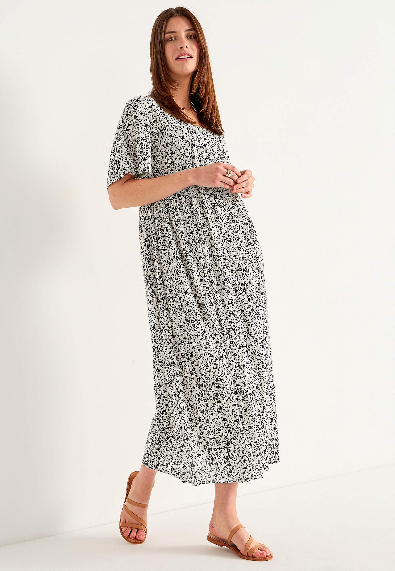 Kleid aus Krepp