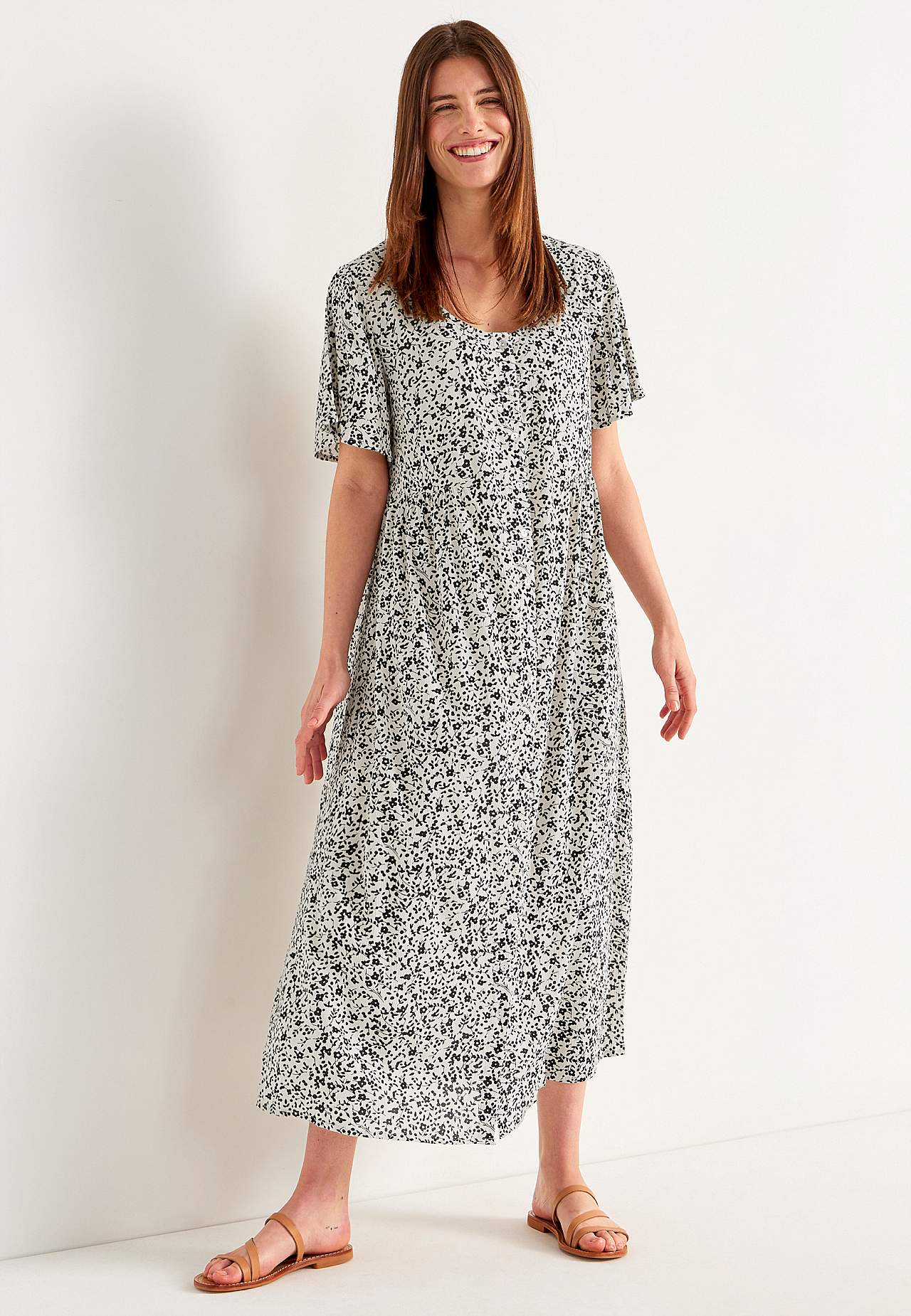 Kleid aus Krepp