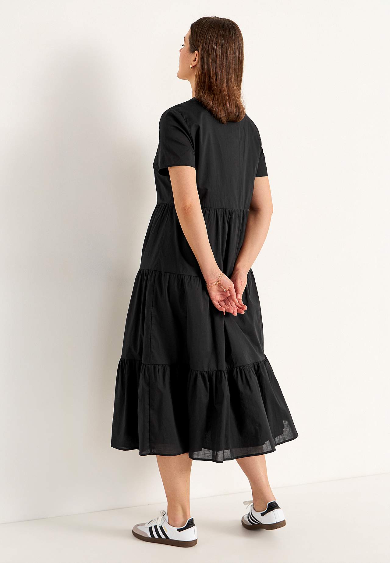 Baumwollkleid mit Volant