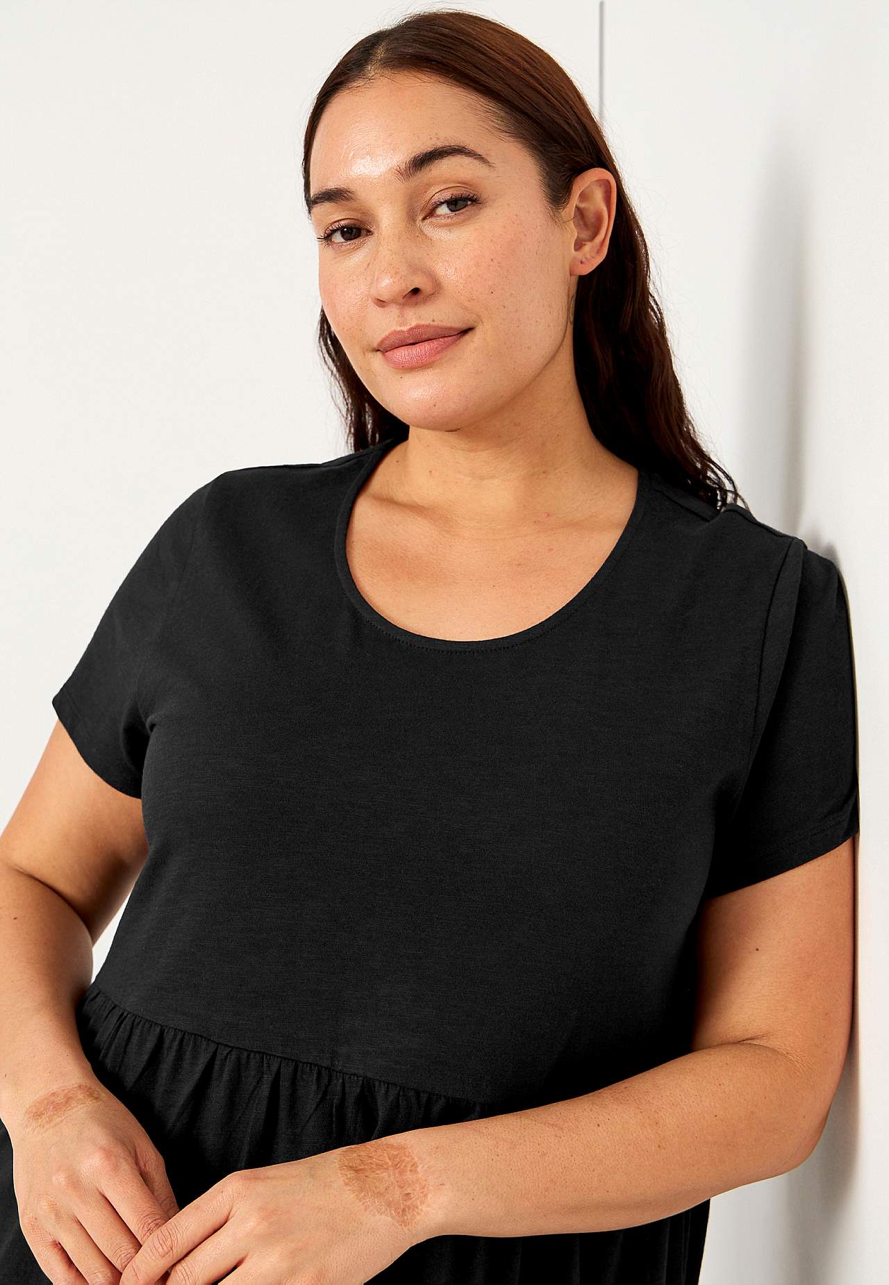 Jerseykleid mit Rüschenrock Viola