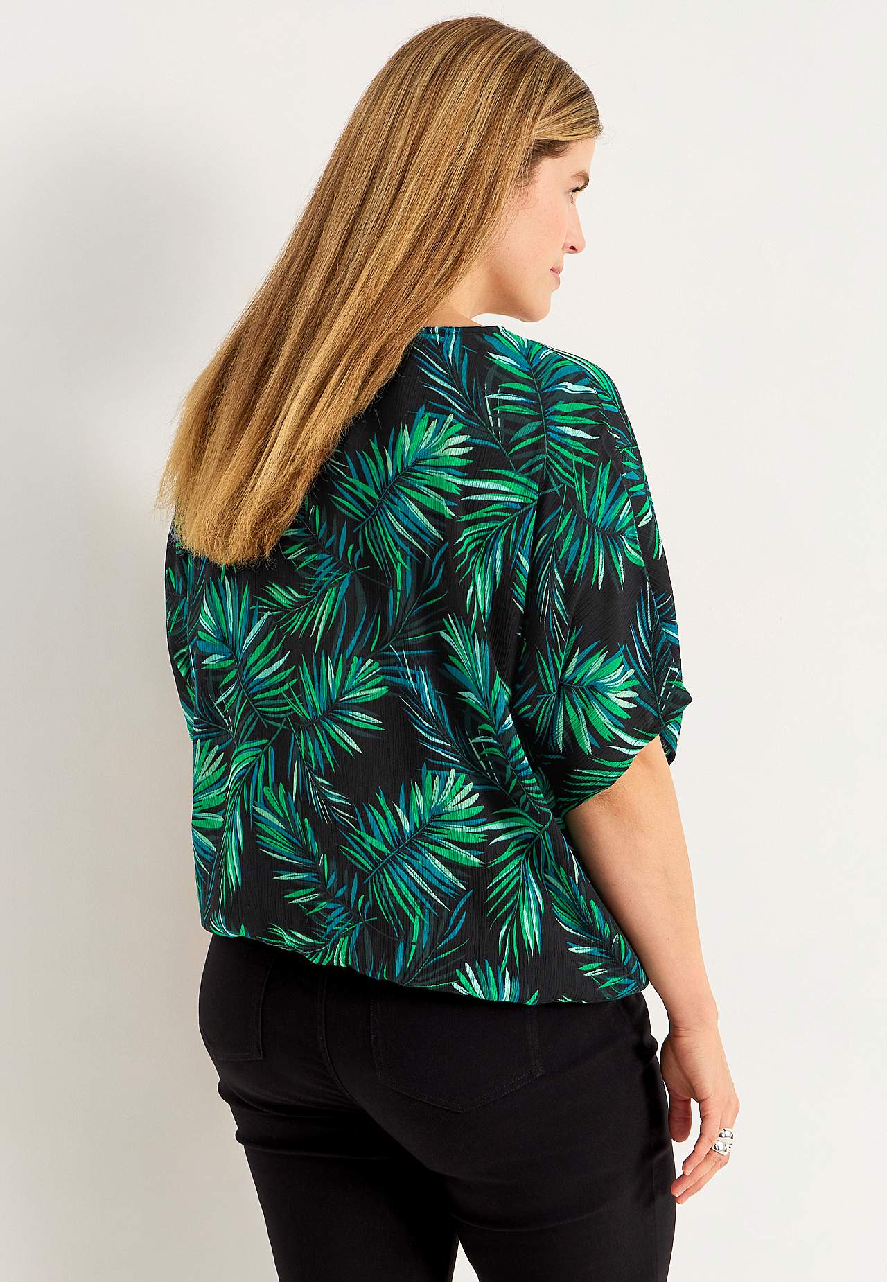 Bluse aus Viskose-Krepp Sanna