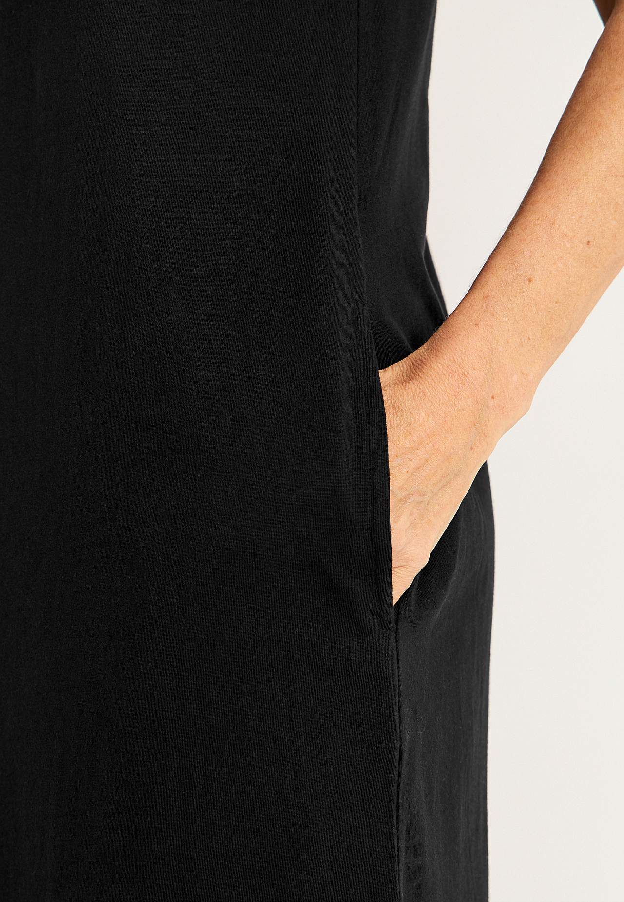 Ärmelloses Jerseykleid