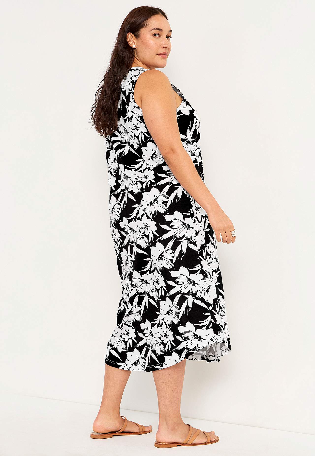 Ärmelloses Jerseykleid