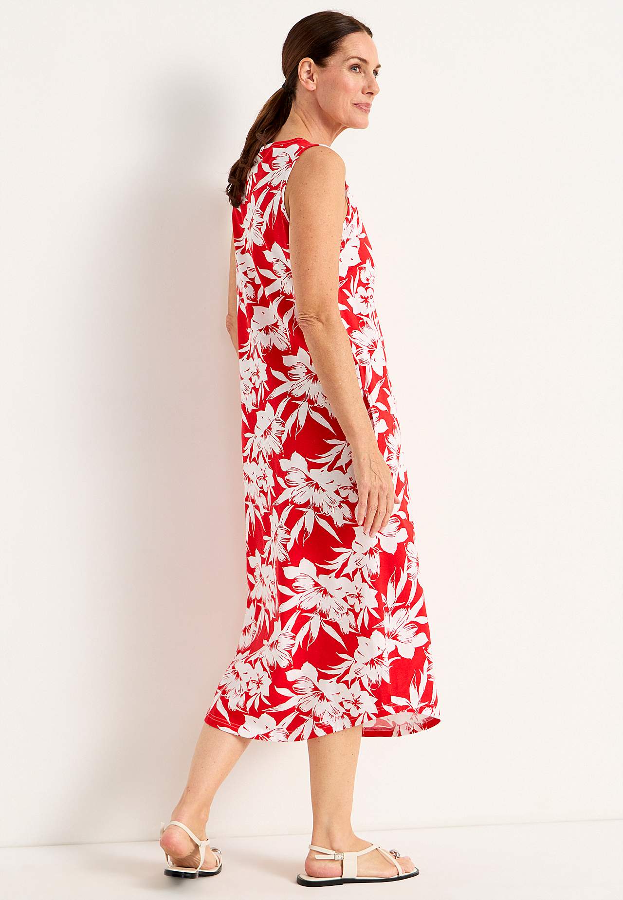 Ärmelloses Jerseykleid