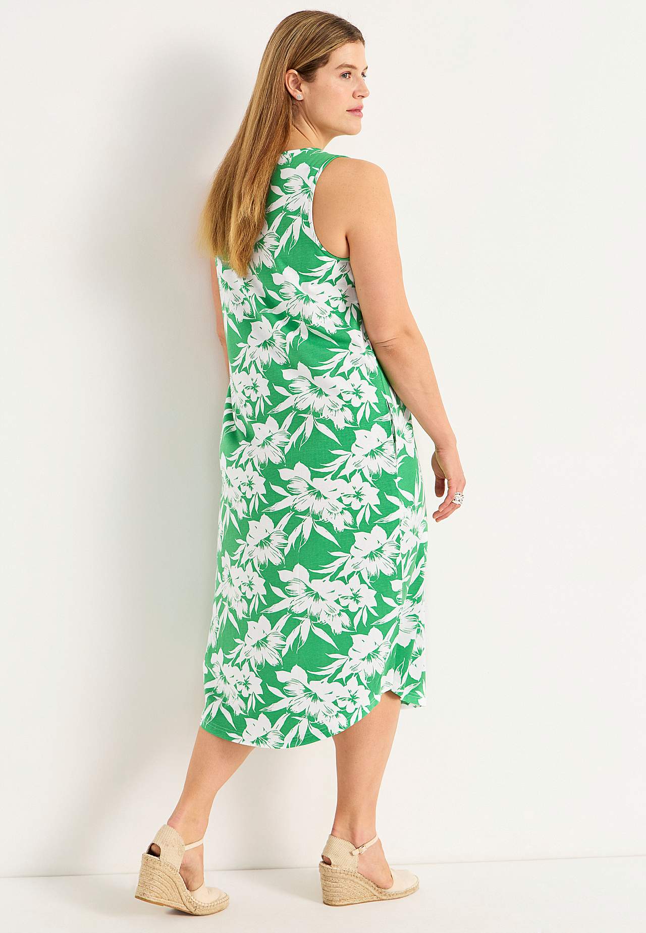 Ärmelloses Jerseykleid