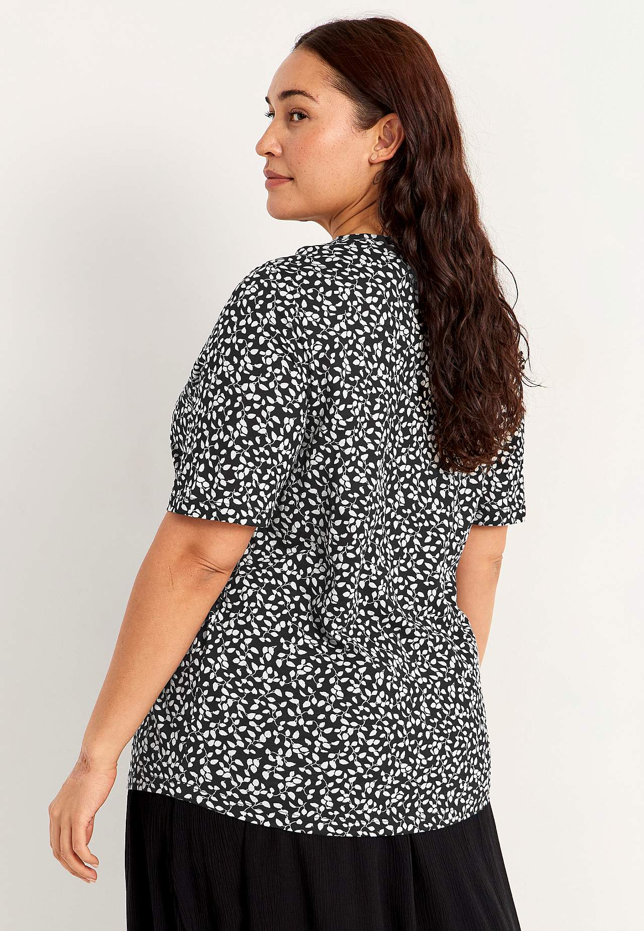 Kurzärmliges Jersey-Top