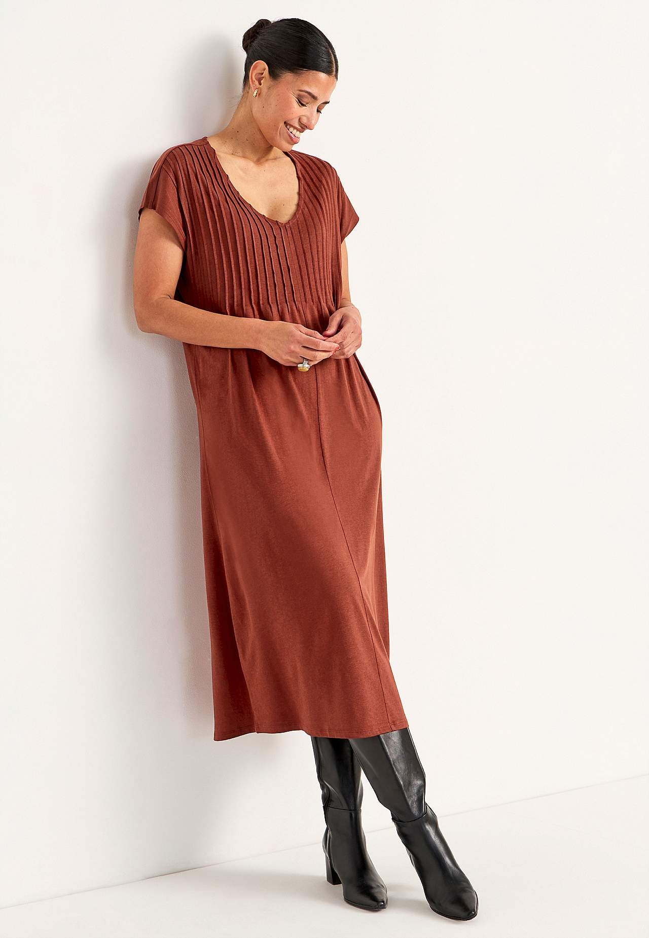 Kaftankleid aus Jersey