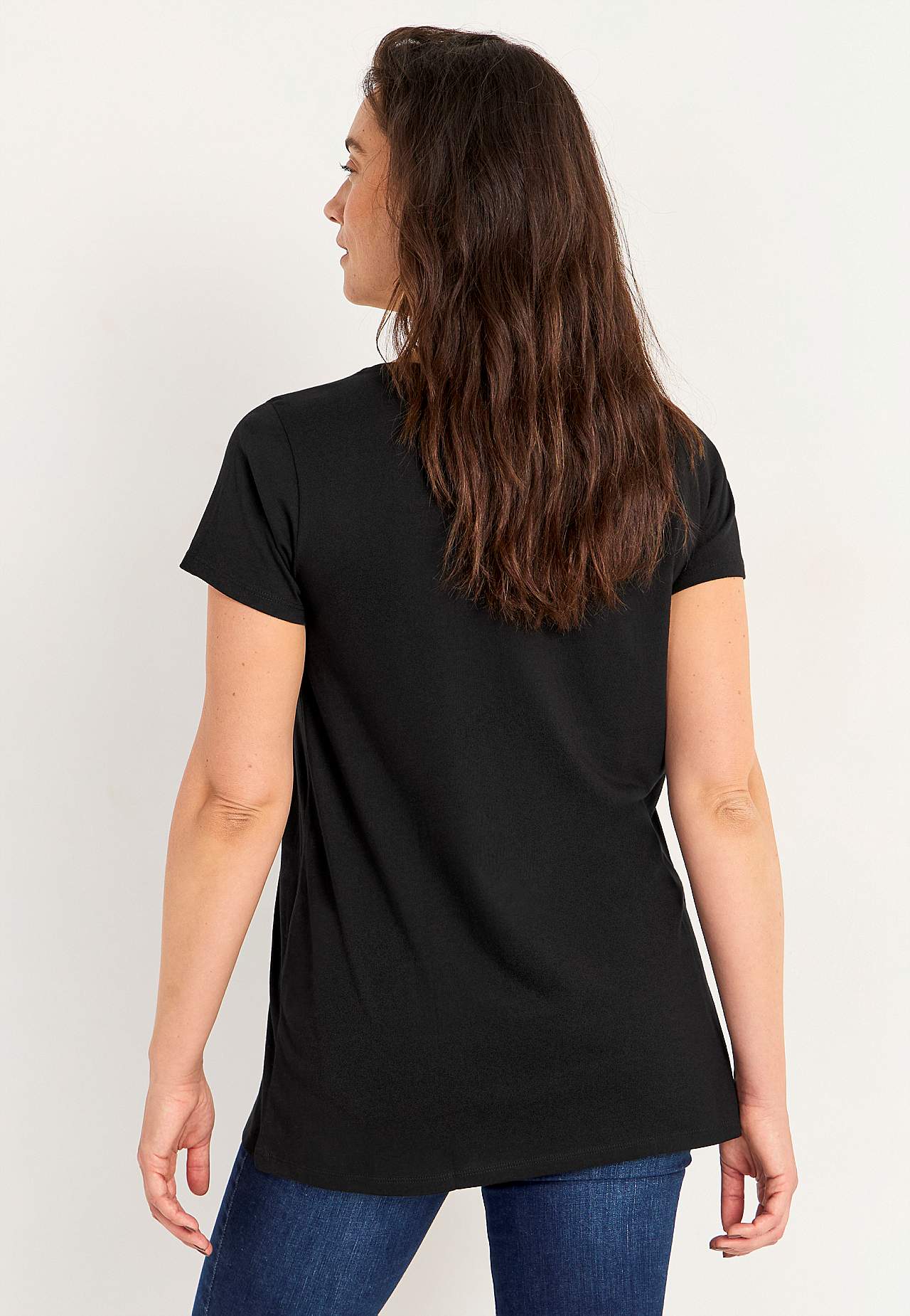 Kurzärmlige Jersey-Tunika