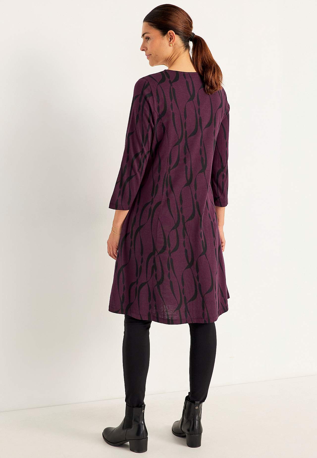 Jerseykleid mit Taschen