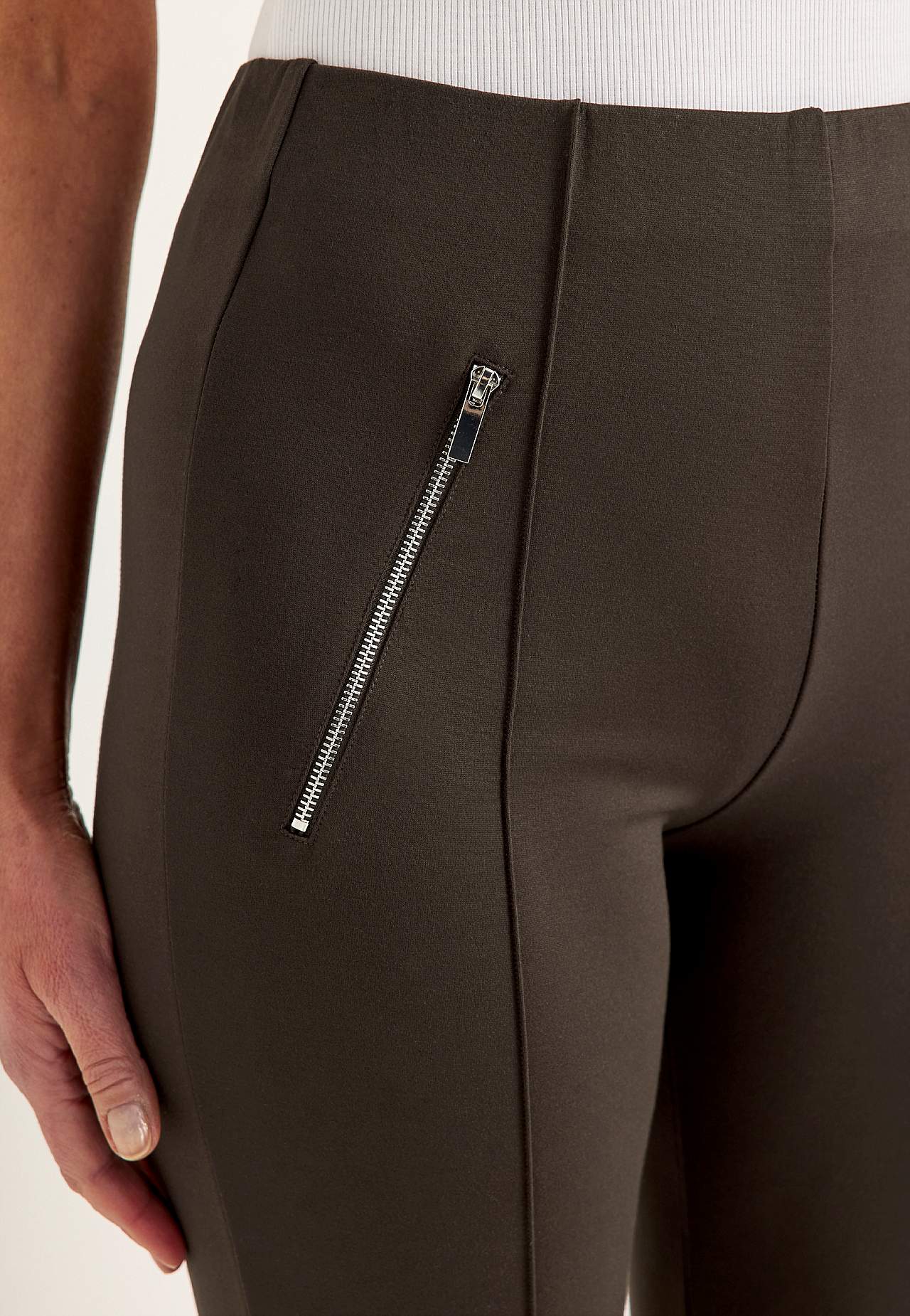 Jerseyhose mit genähten Bügelfalten Lisa