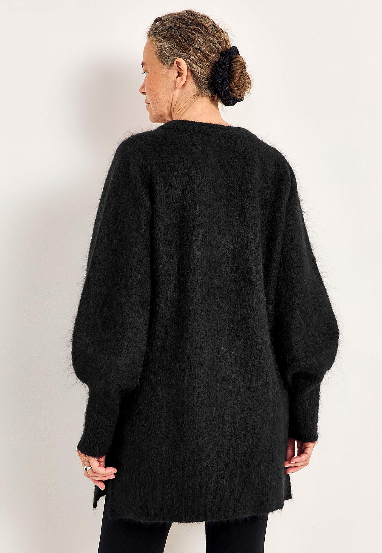 Tunika Premium aus Mohair- und Wollmischung