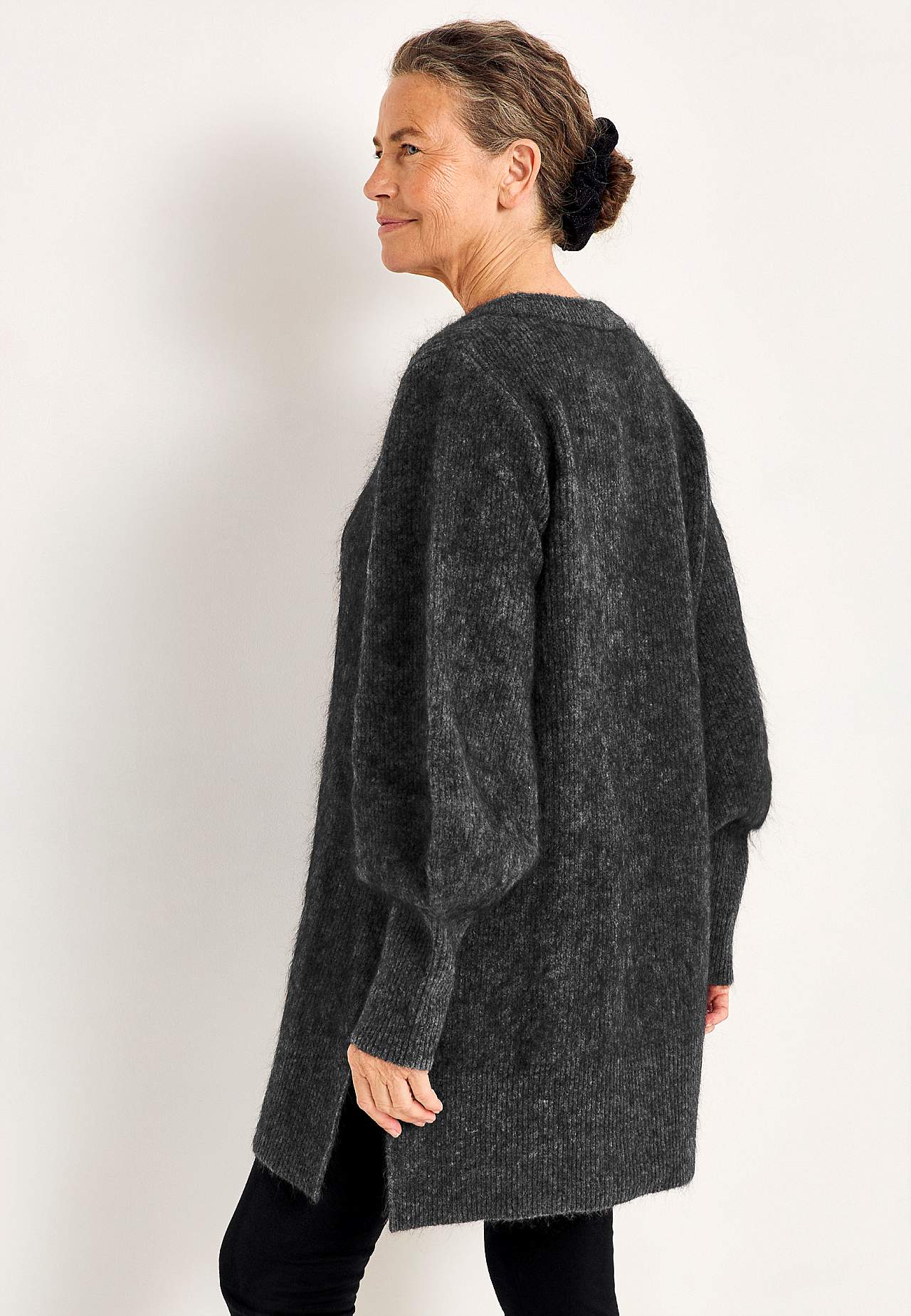 Tunika Premium aus Mohair- und Wollmischung