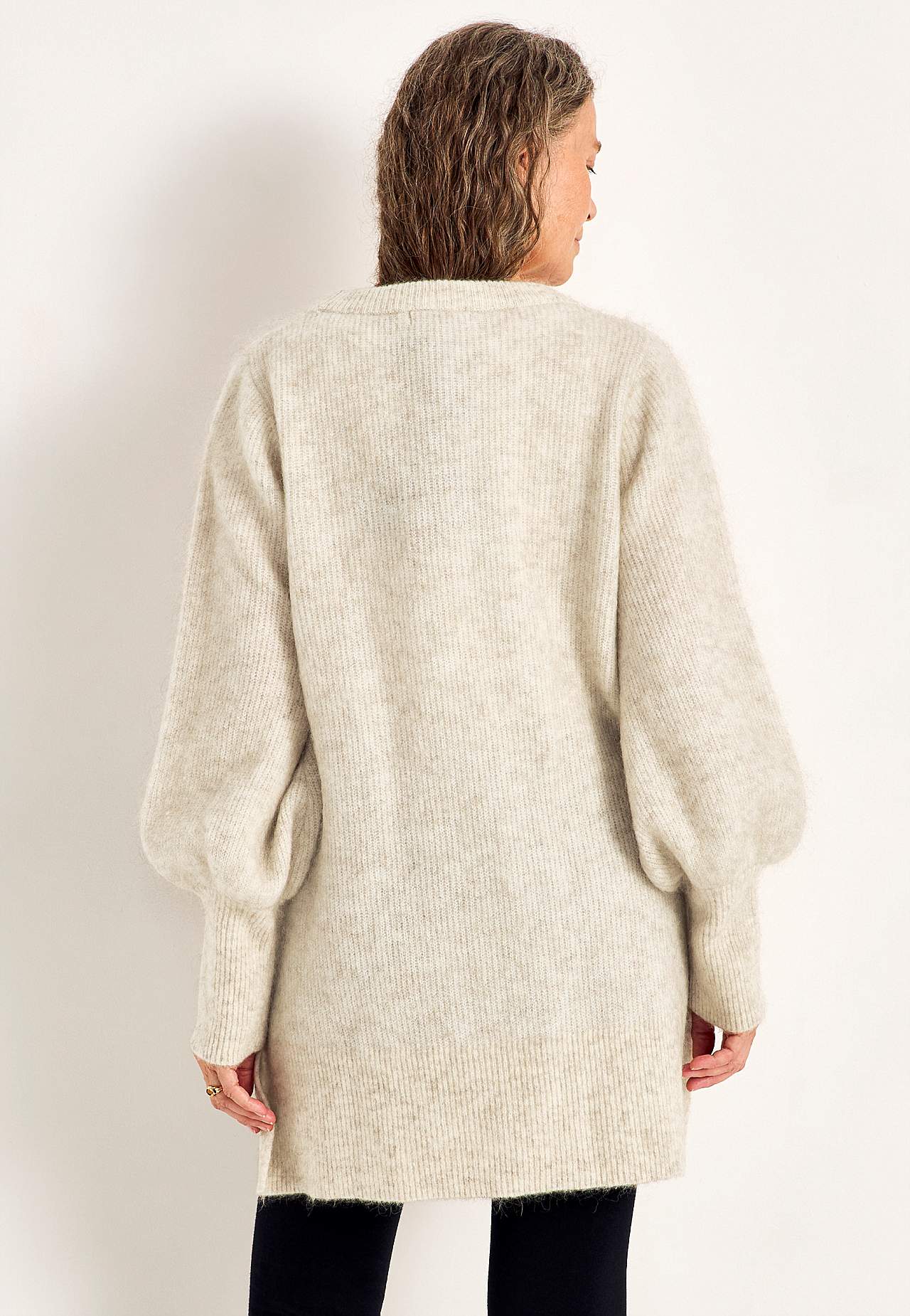 Tunika Premium aus Mohair- und Wollmischung