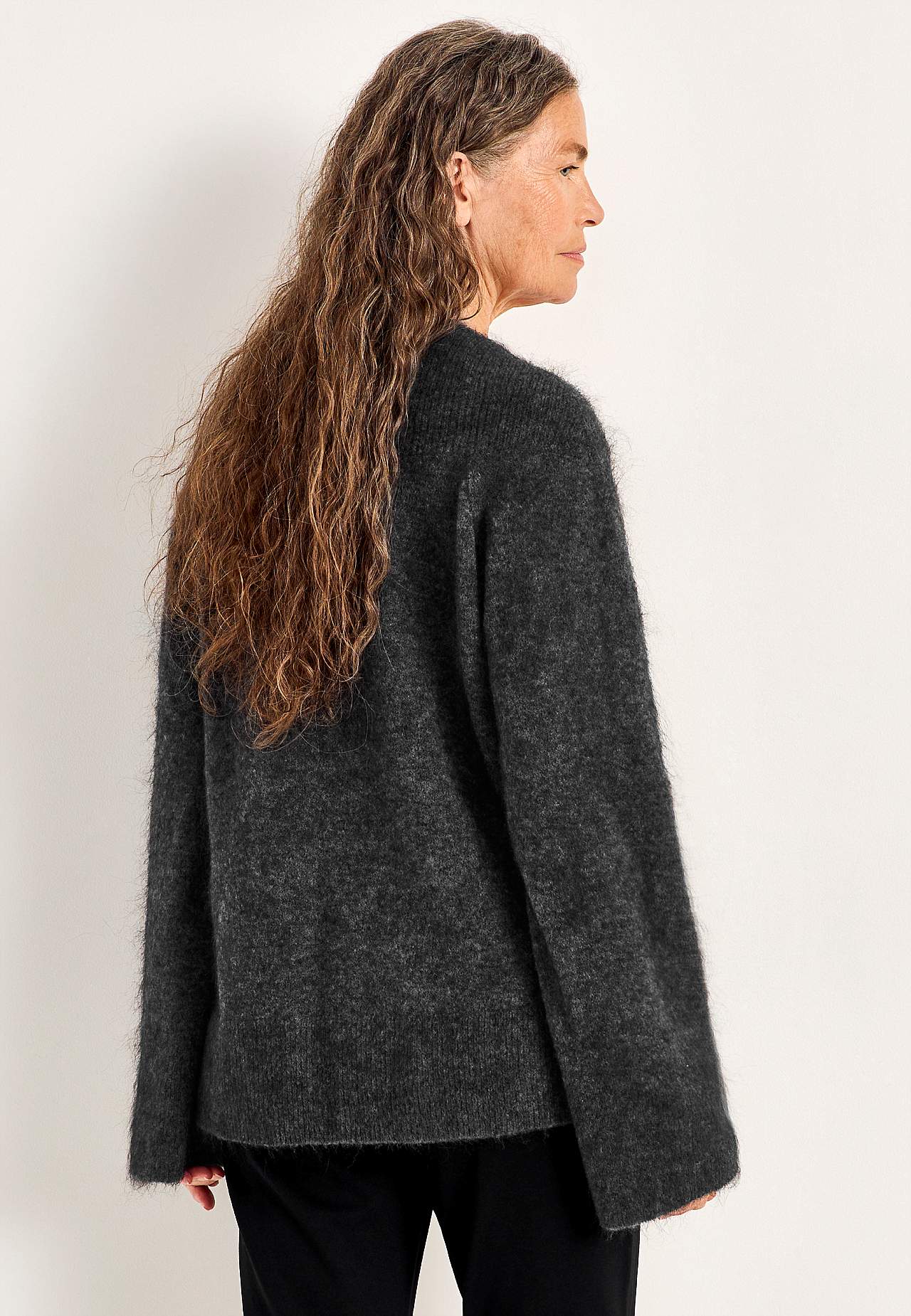 Pullover Premium aus Mohair- und Wollmischung