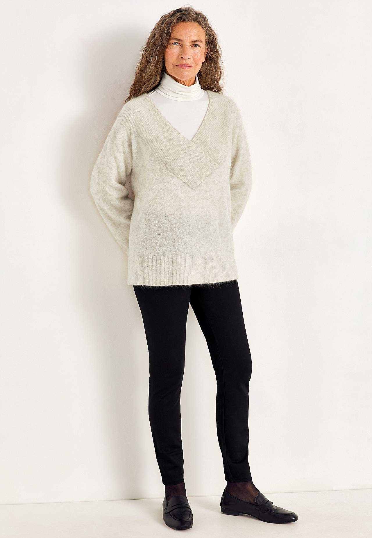 Pullover Premium aus Mohair- und Wollmischung