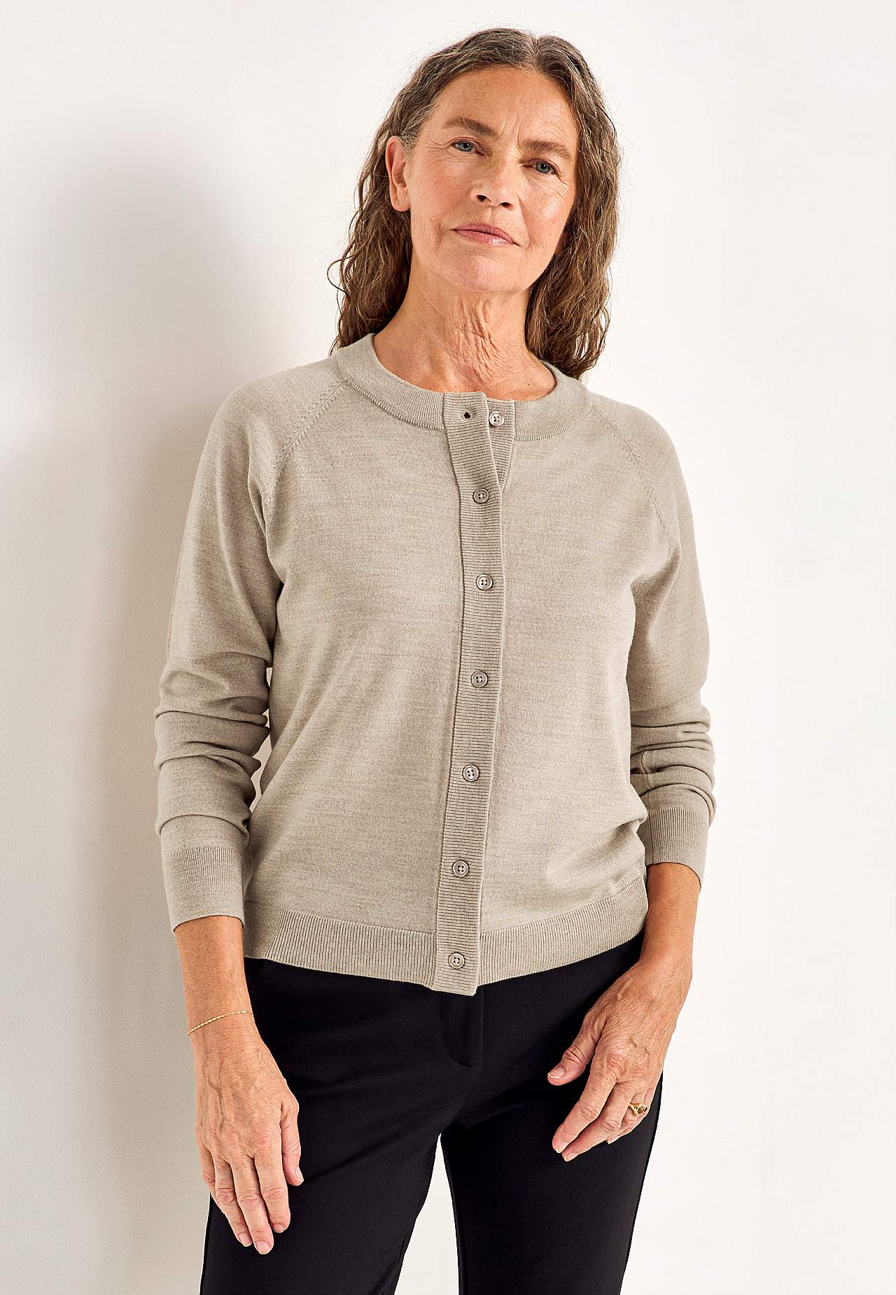 Cardigan Premium aus Merinowolle