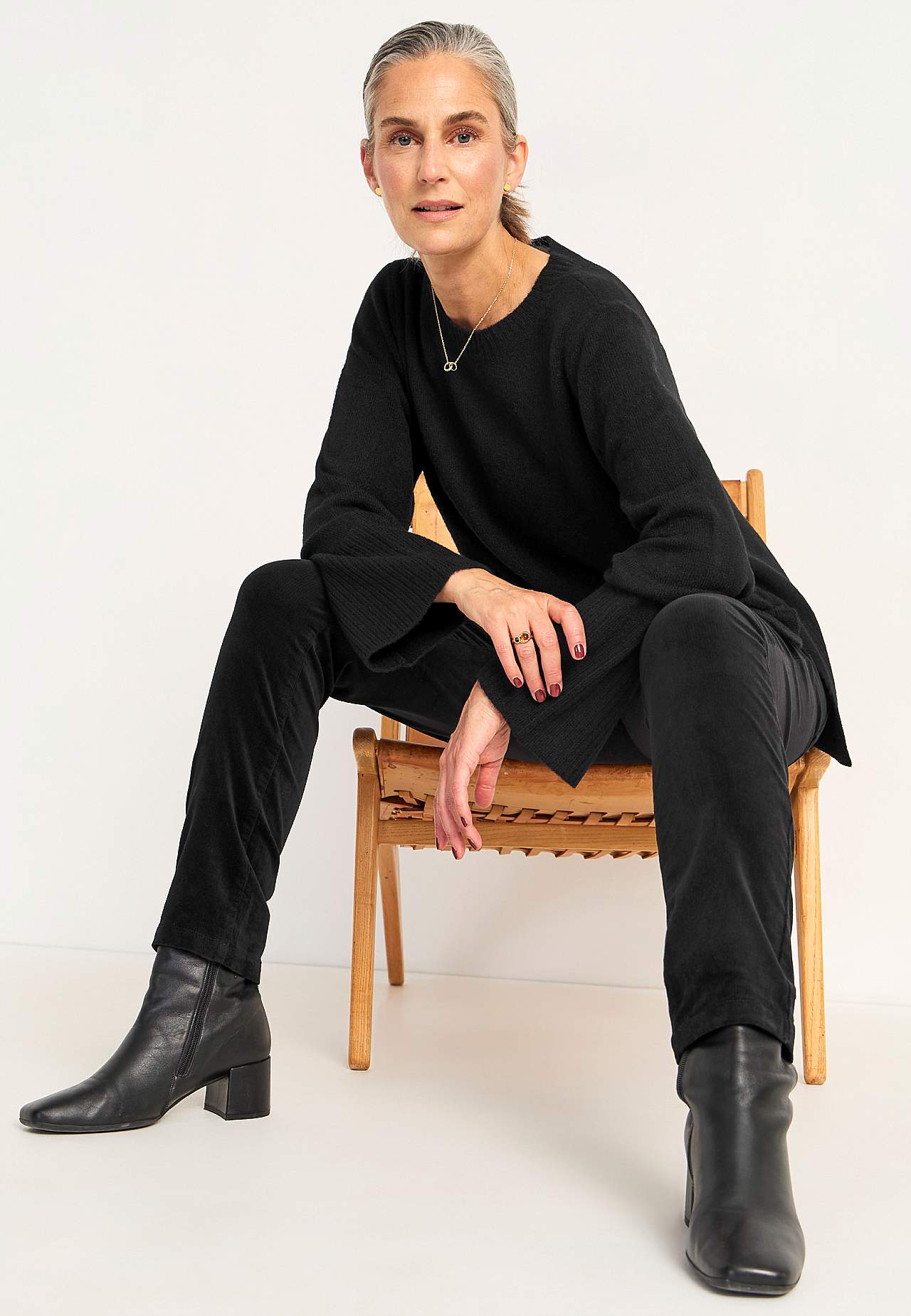 Treggings aus Kordsamt