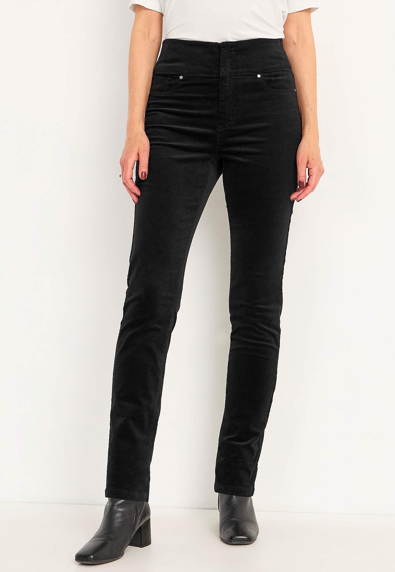 Treggings aus Kordsamt