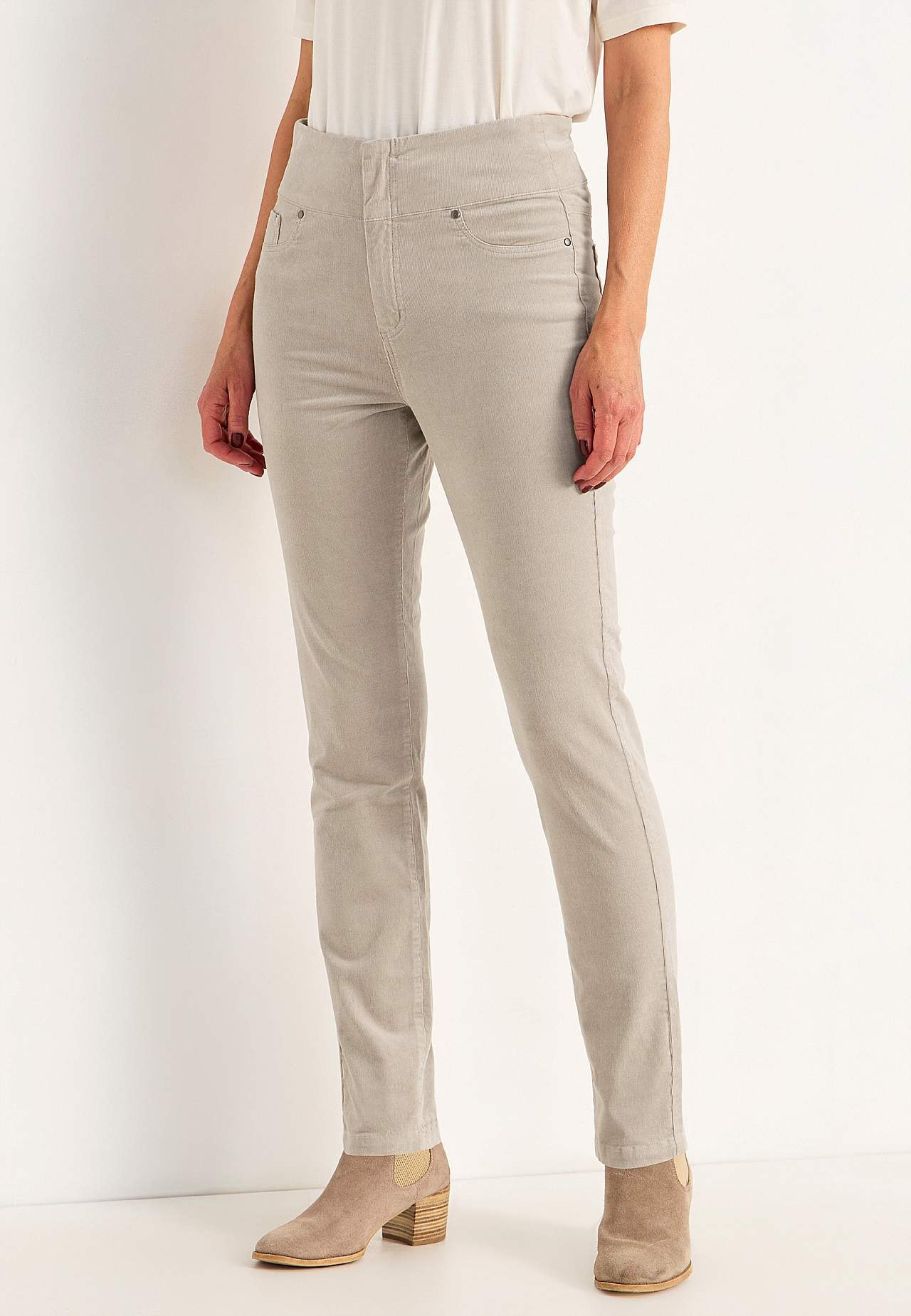 Treggings aus Kordsamt
