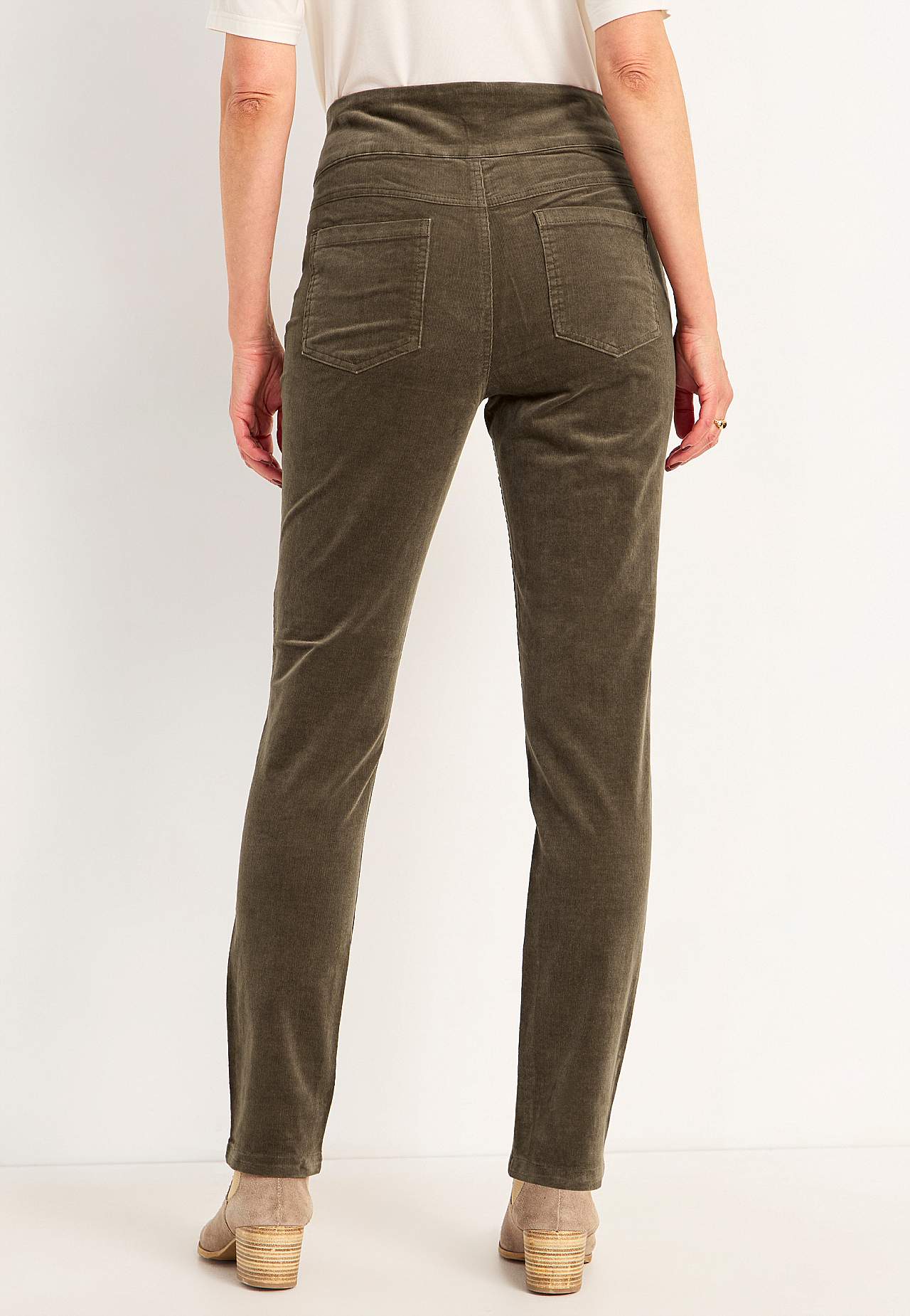 Treggings aus Kordsamt