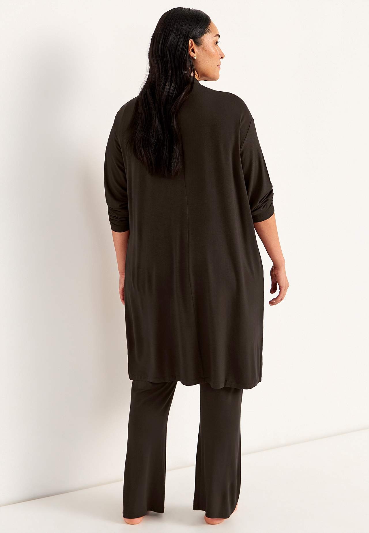 Langer Cardigan aus Trikot Sofia