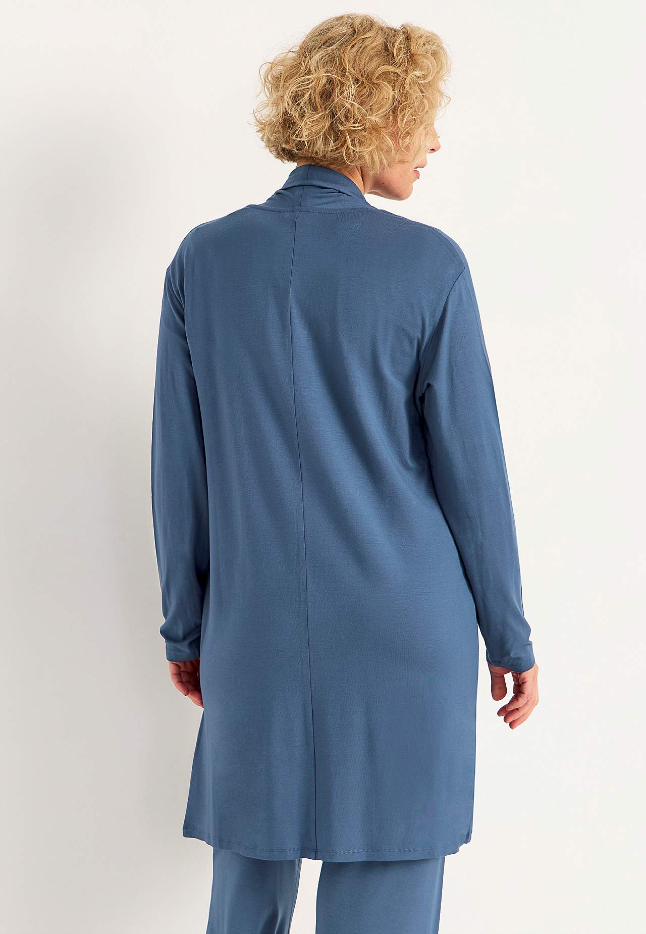 Langer Cardigan aus Trikot