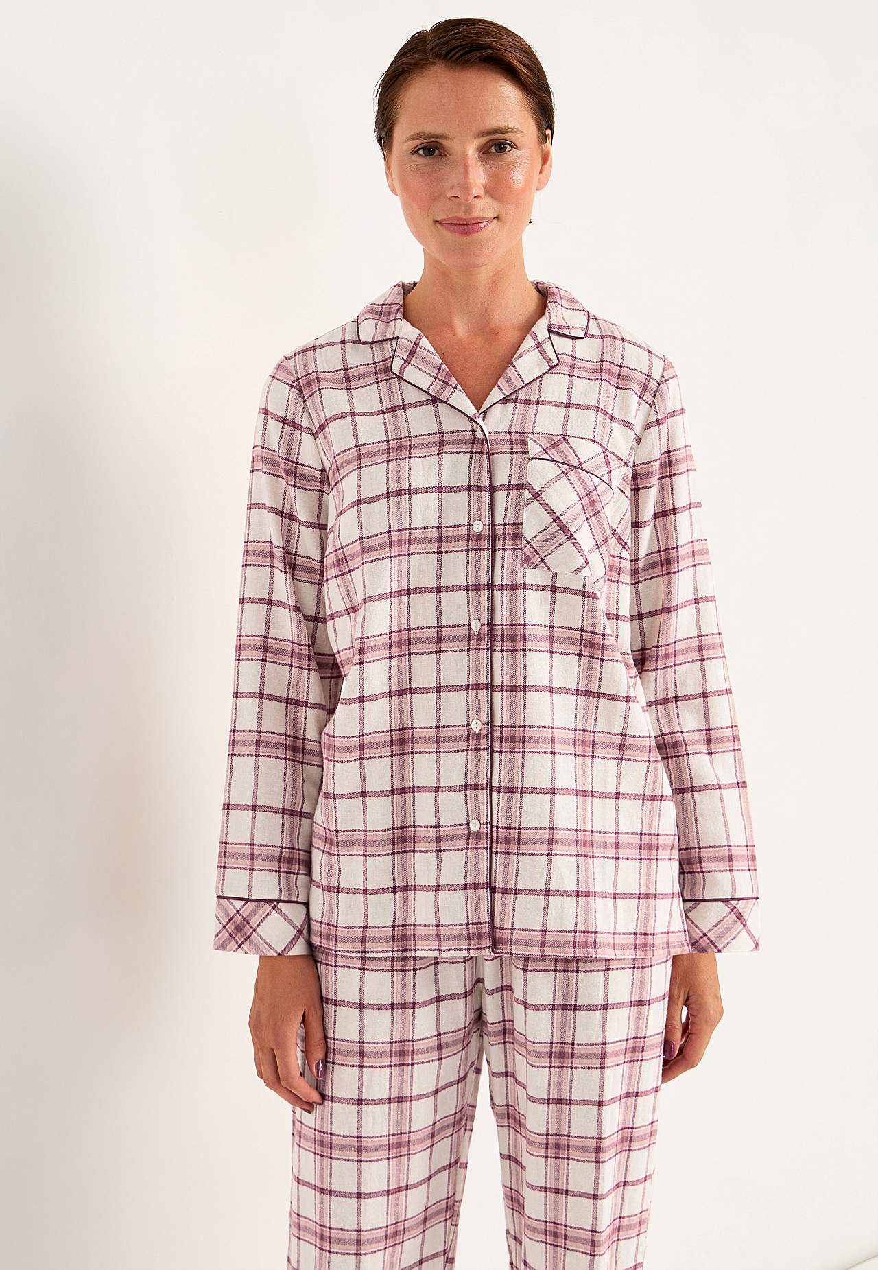 Kariert Pyjama aus Flanell
