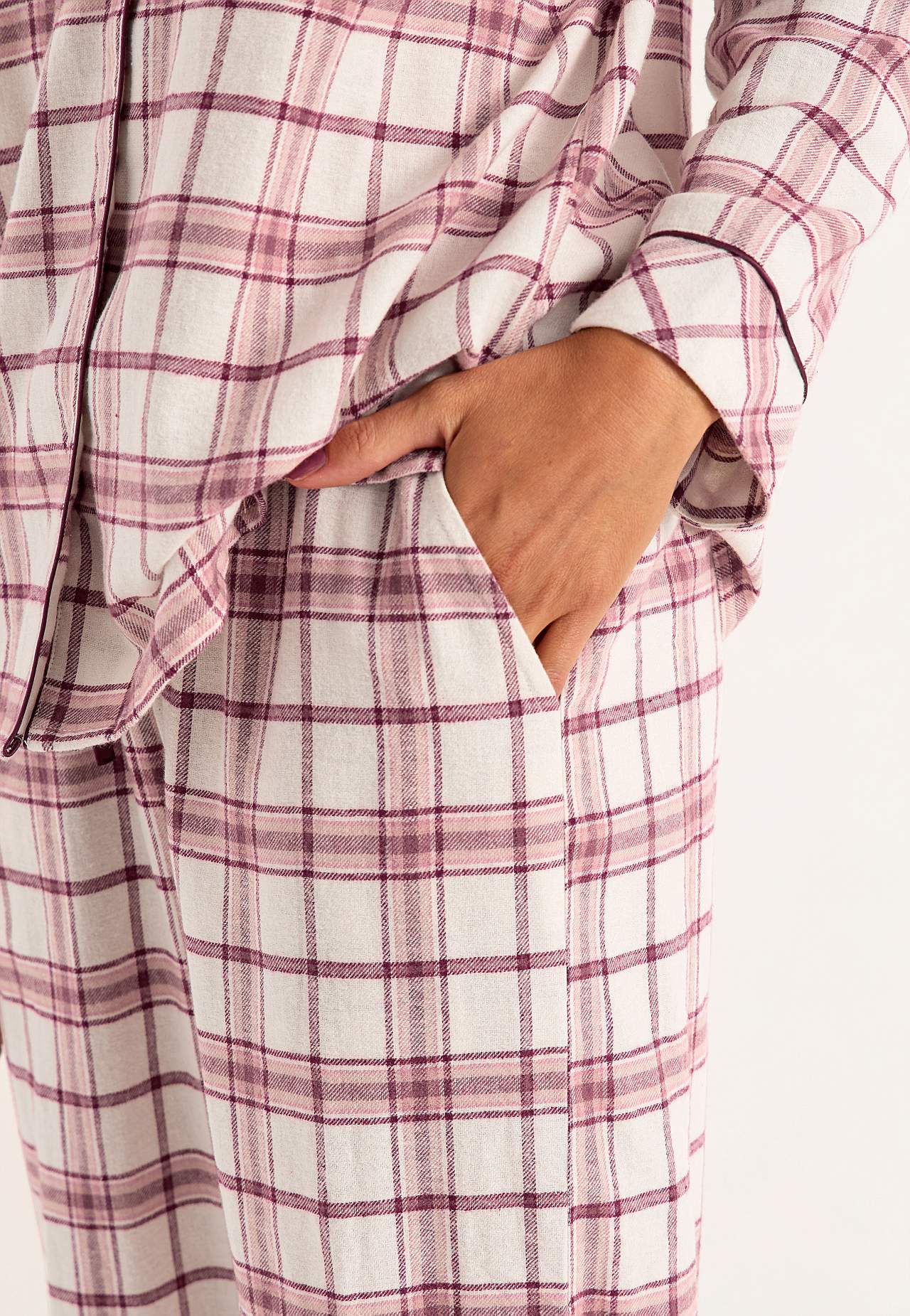 Kariert Pyjama aus Flanell