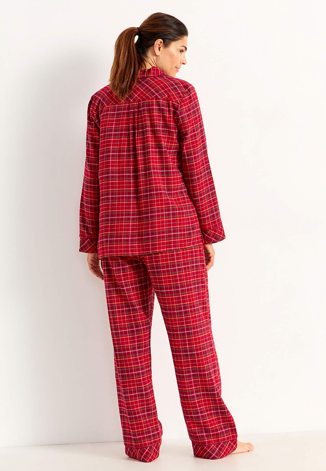 Kariert Pyjama aus Flanell