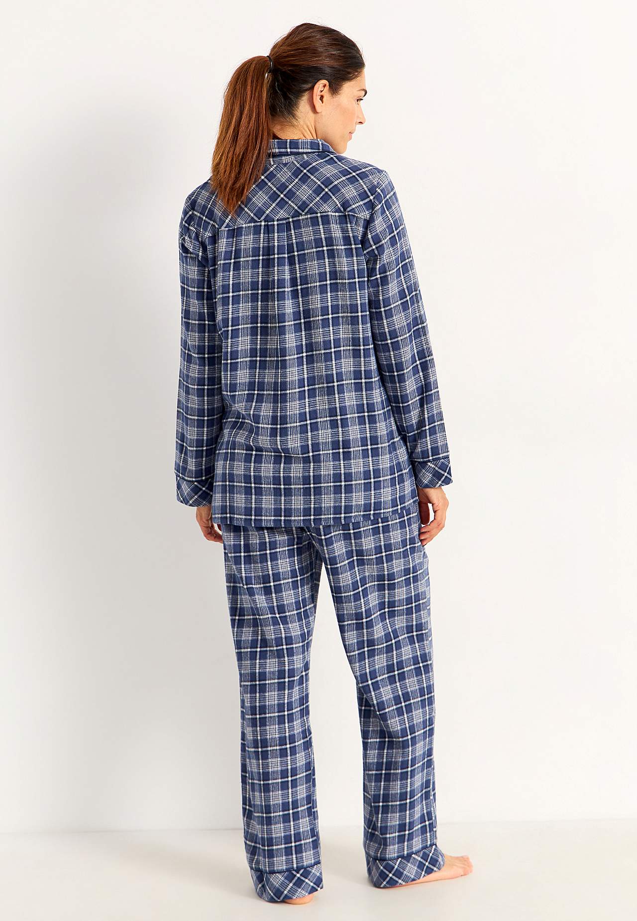 Kariert Pyjama aus Flanell