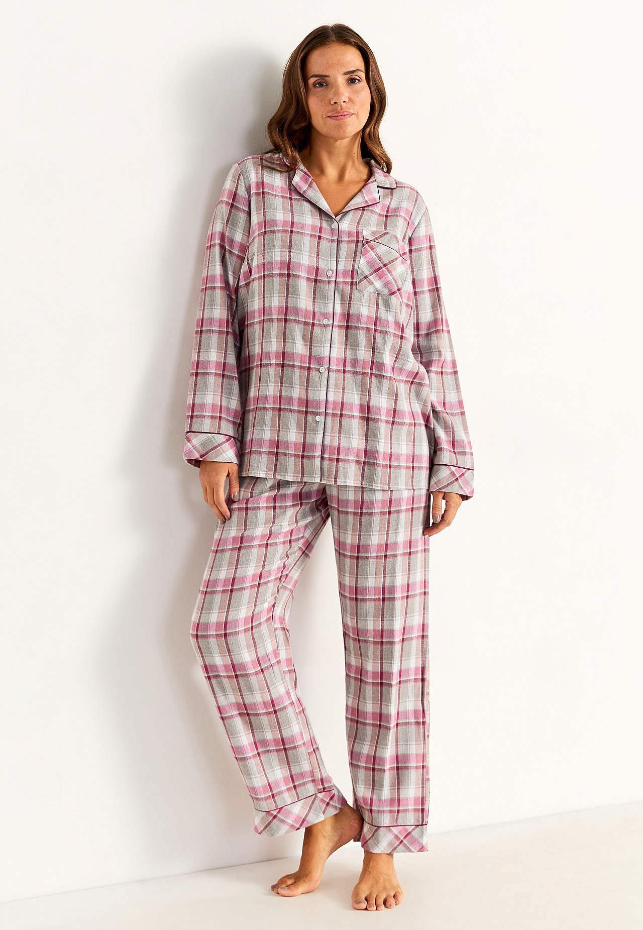 Kariert Pyjama aus Flanell