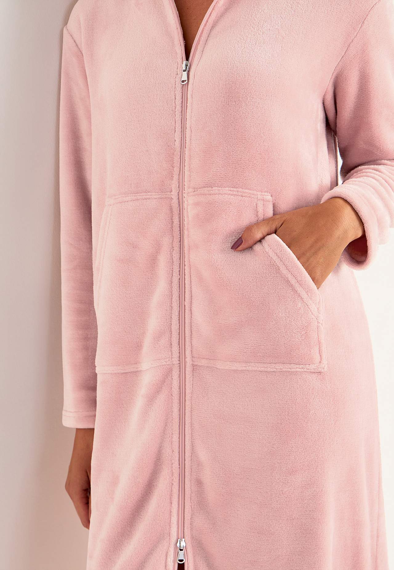 Morgenrock aus Fleece