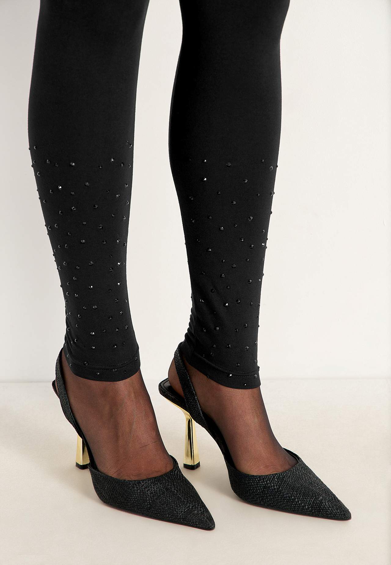 Leggings mit glitzernden Details