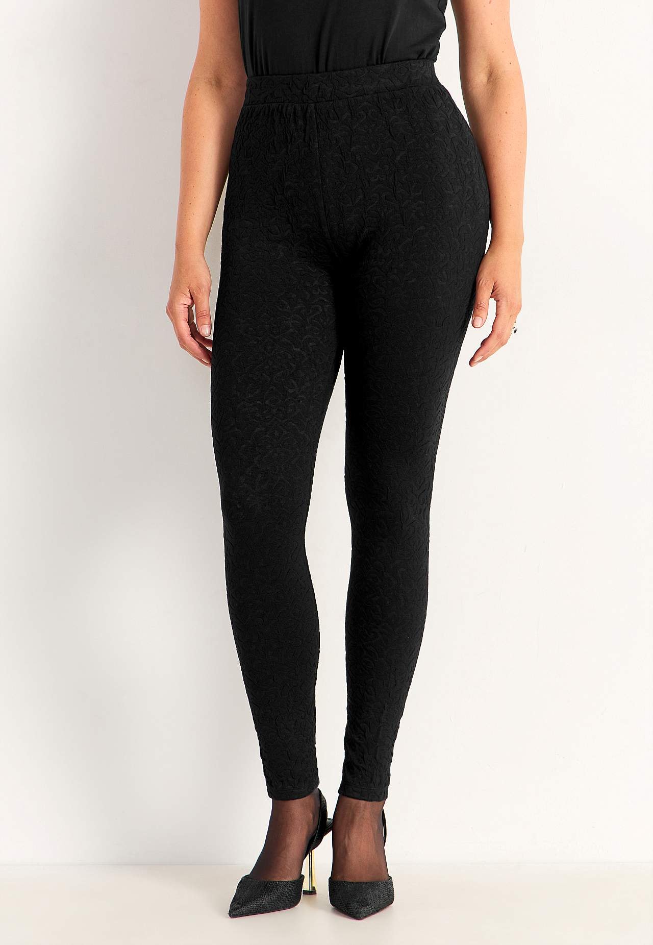 Leggings mit Strukturmuster