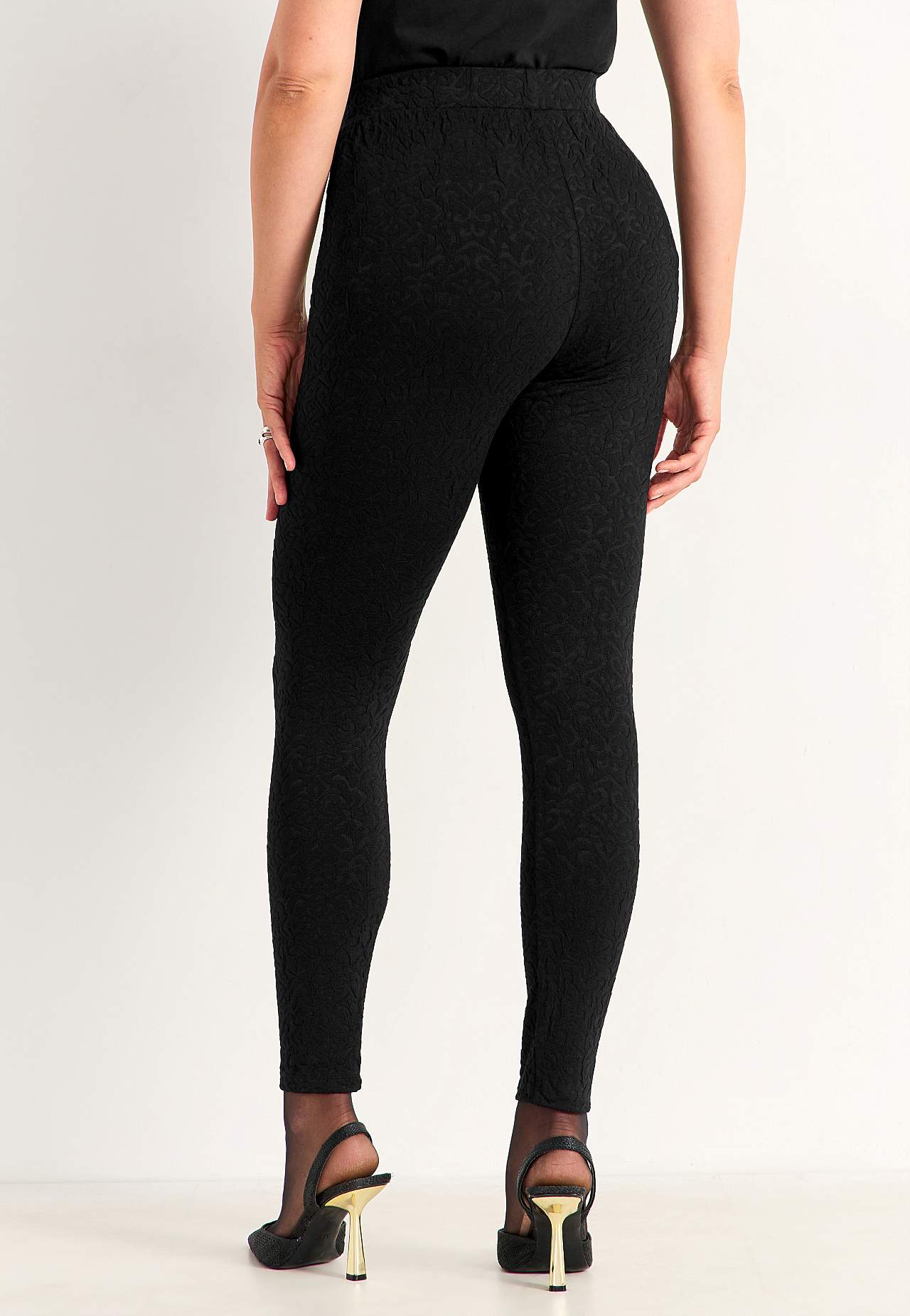Leggings mit Strukturmuster