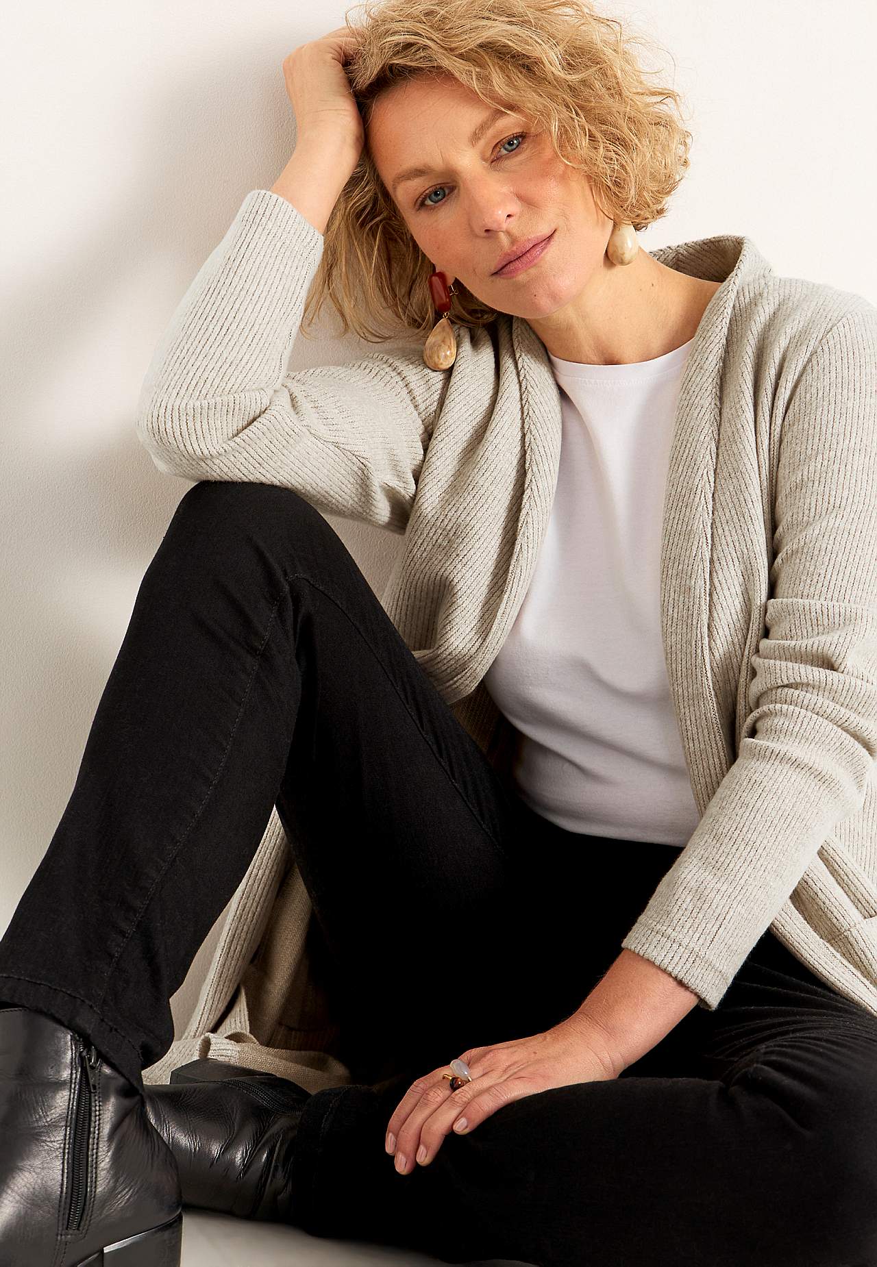 Super weicher Cardigan mit Taschen