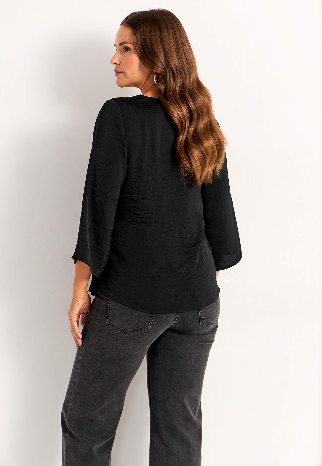 Bluse mit Bindeband