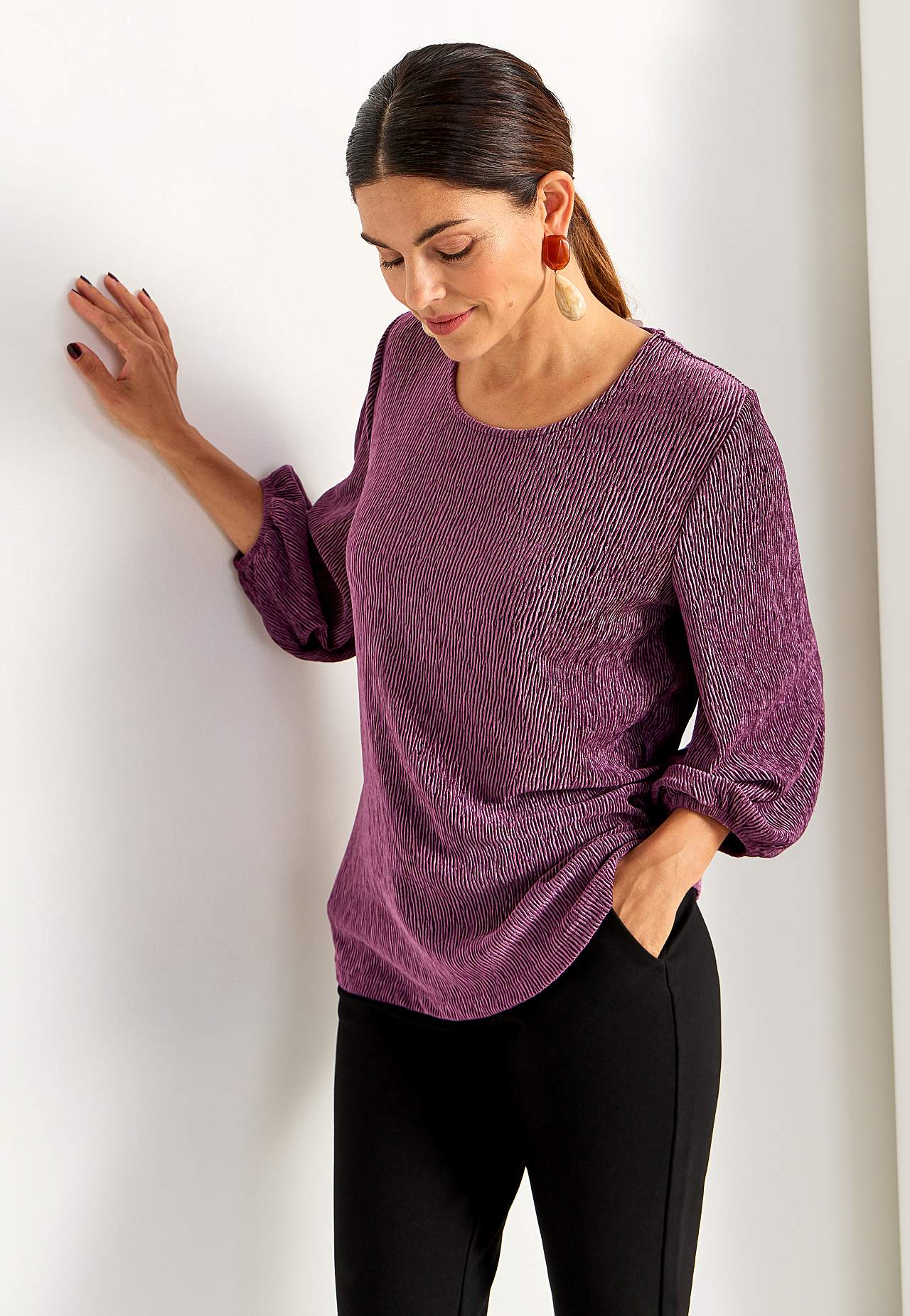 Party-Oberteil aus Samt